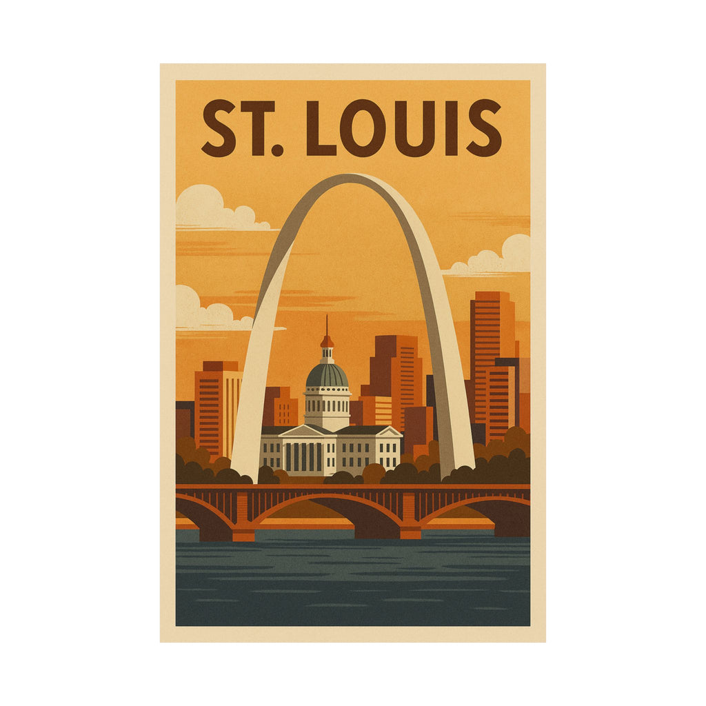Cityscape Print - St. Louis