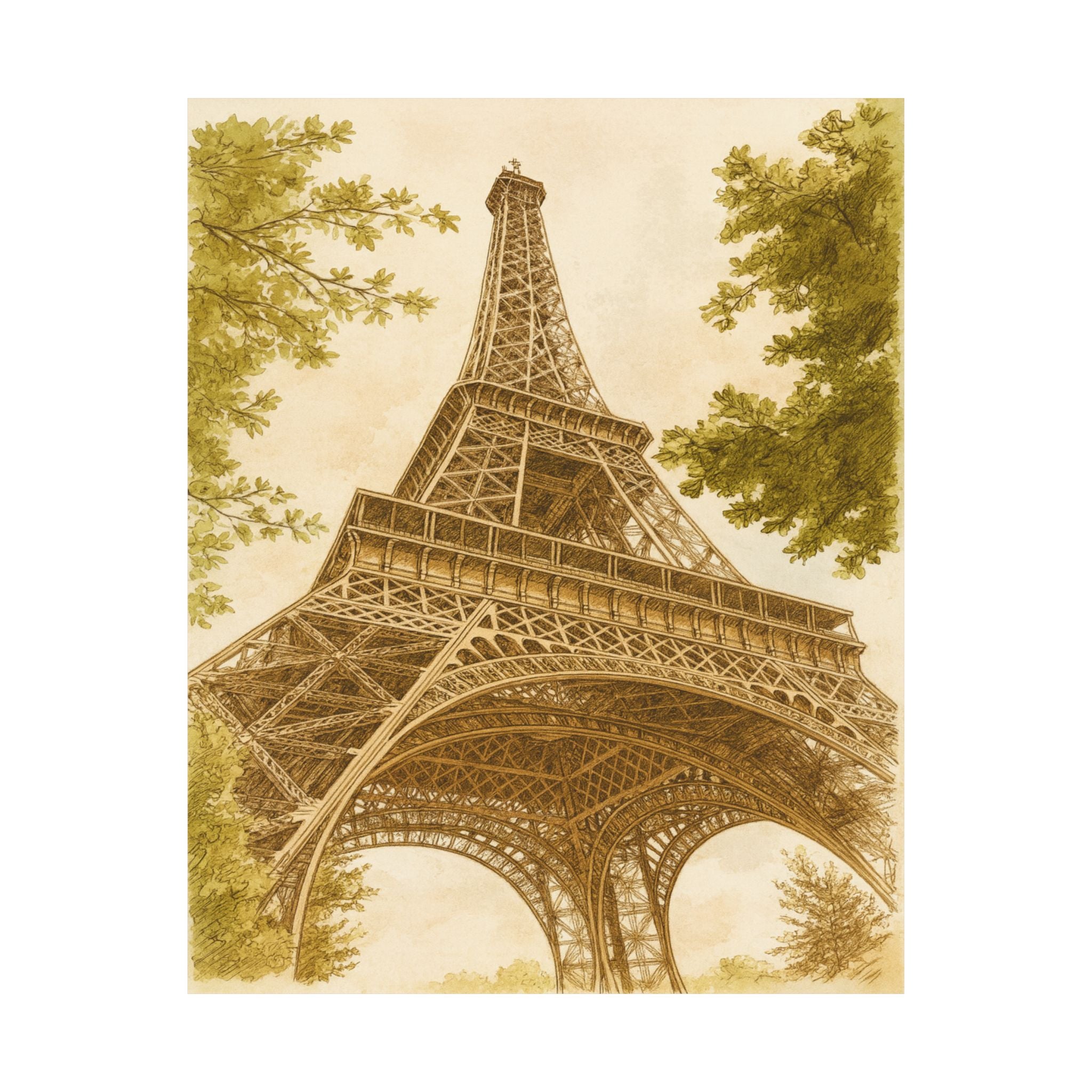 Cityscape Print - Eiffel Tower