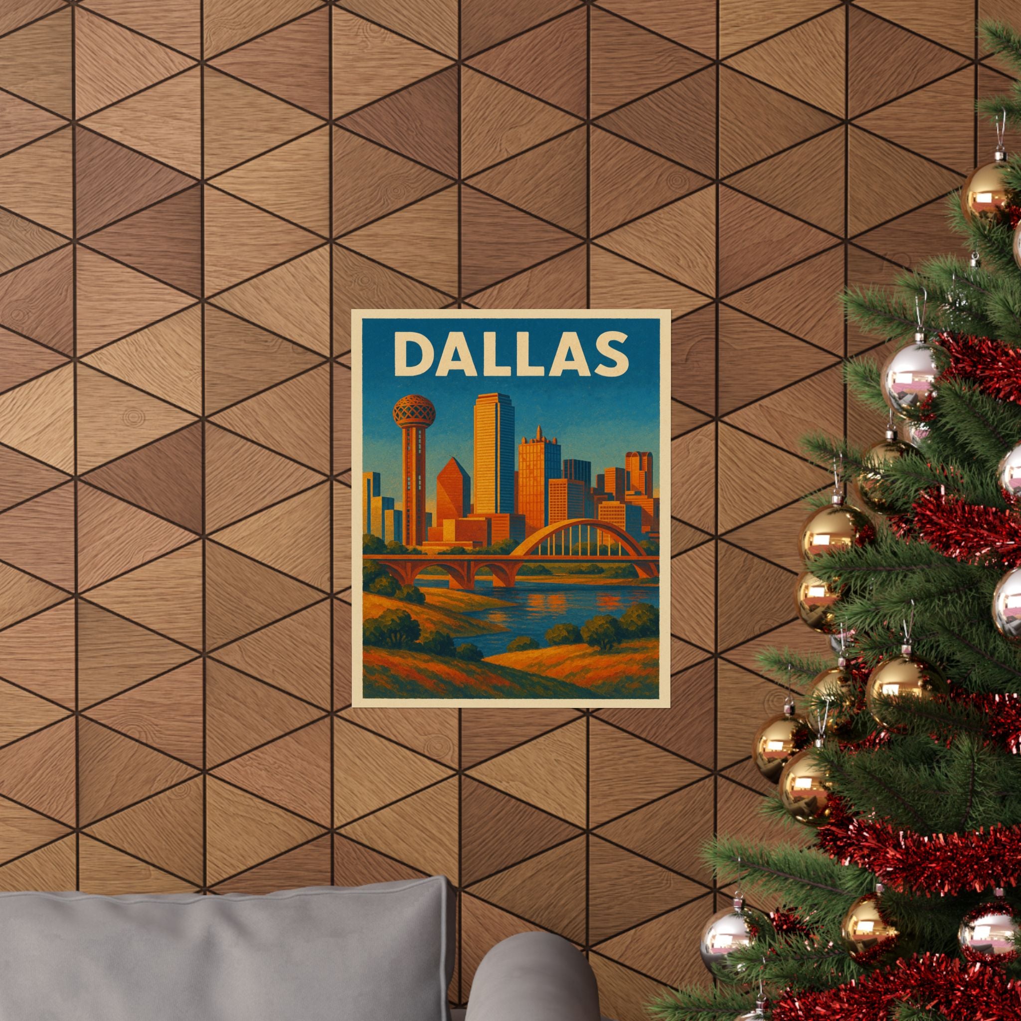 Cityscape Print - Dallas Texas