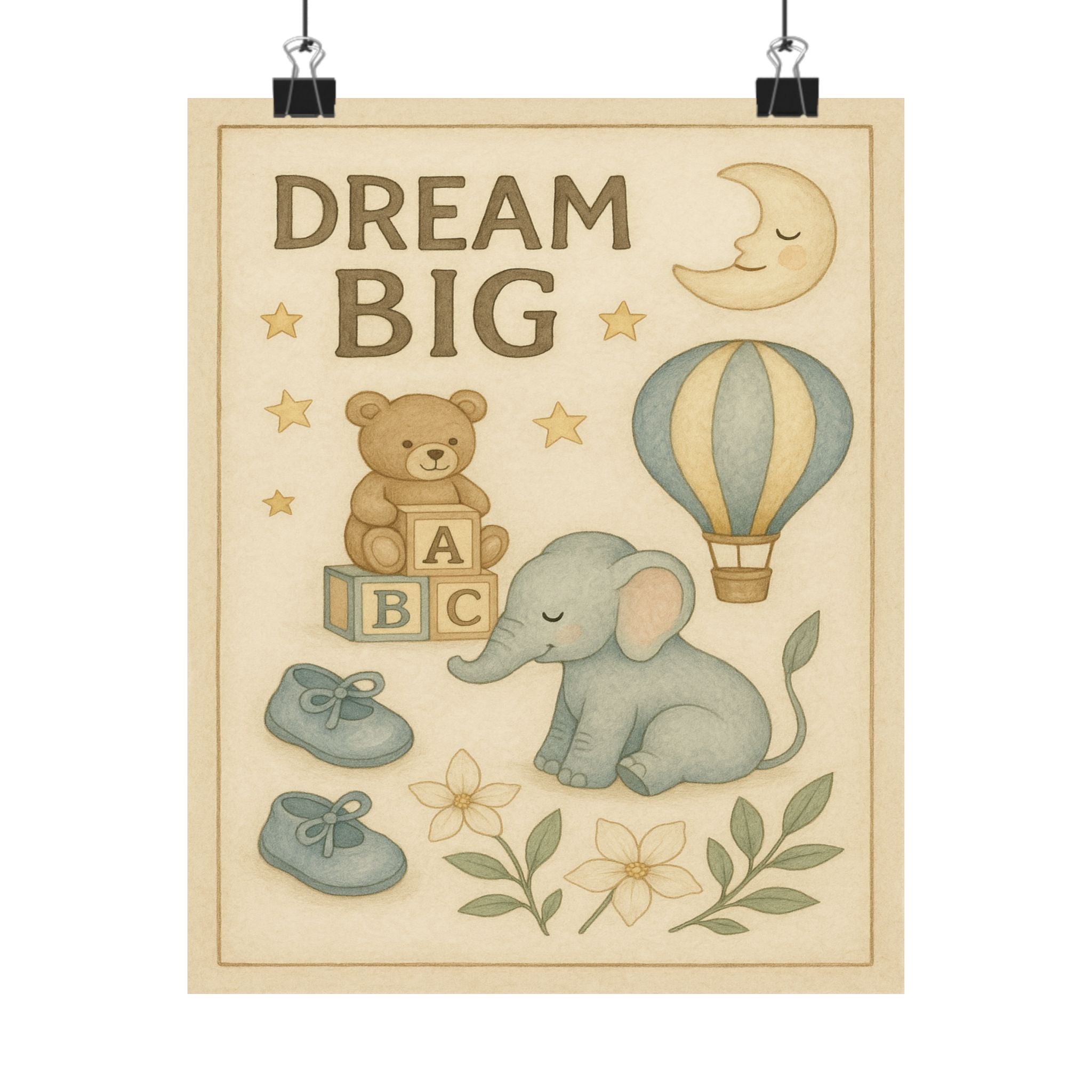 Children's Print - Dream Bigger