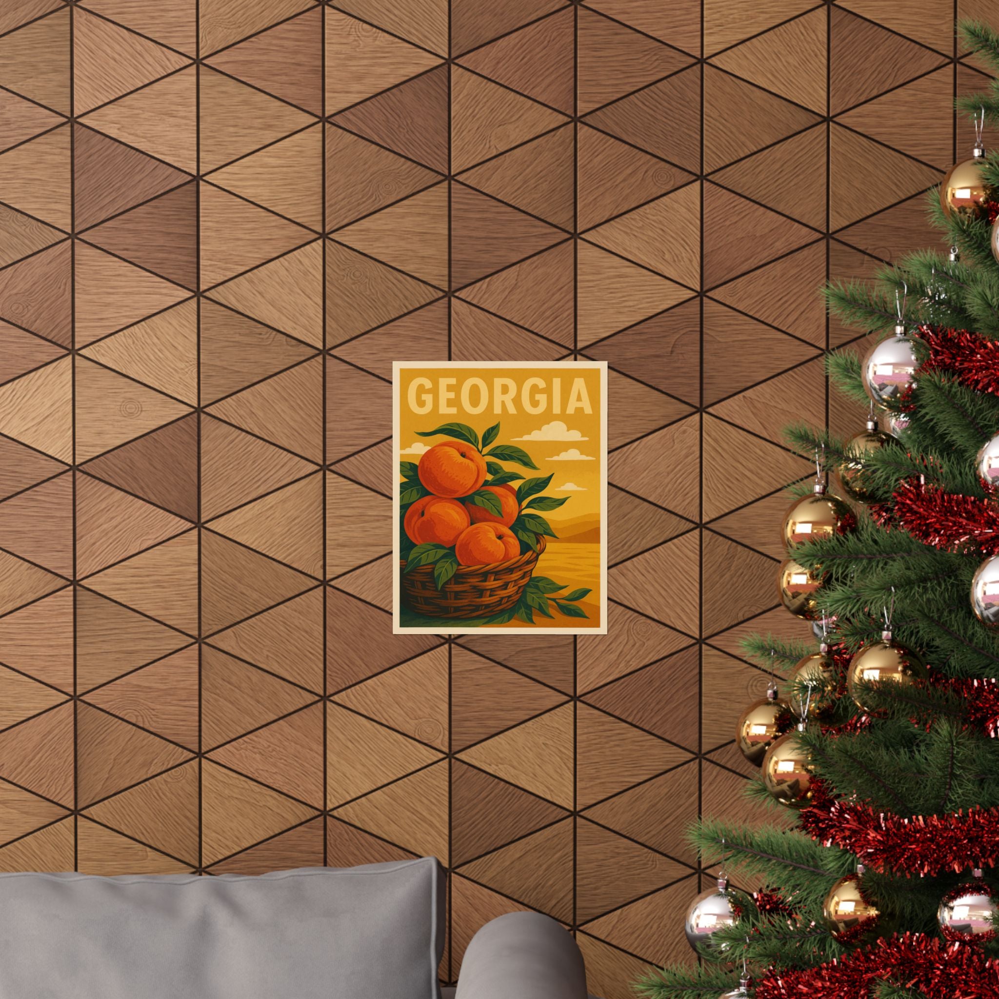 Cityscape Print - Georgia Peaches