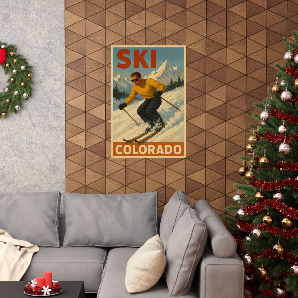 Cityscape Print - Ski Colorado