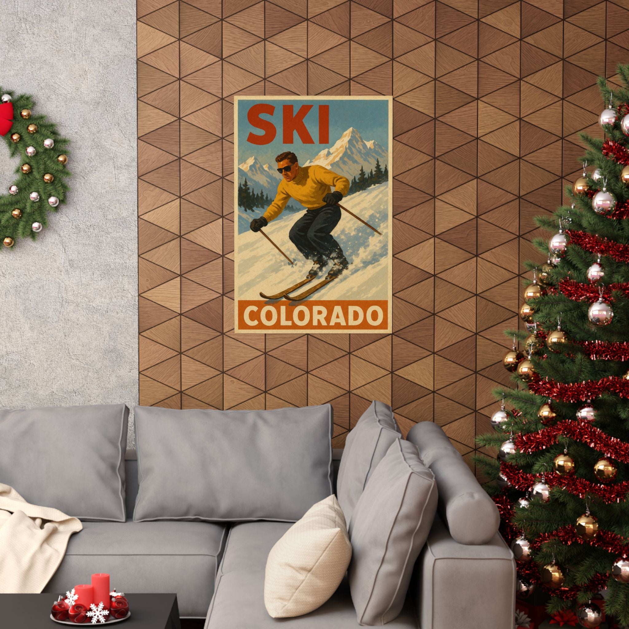 Cityscape Print - Ski Colorado