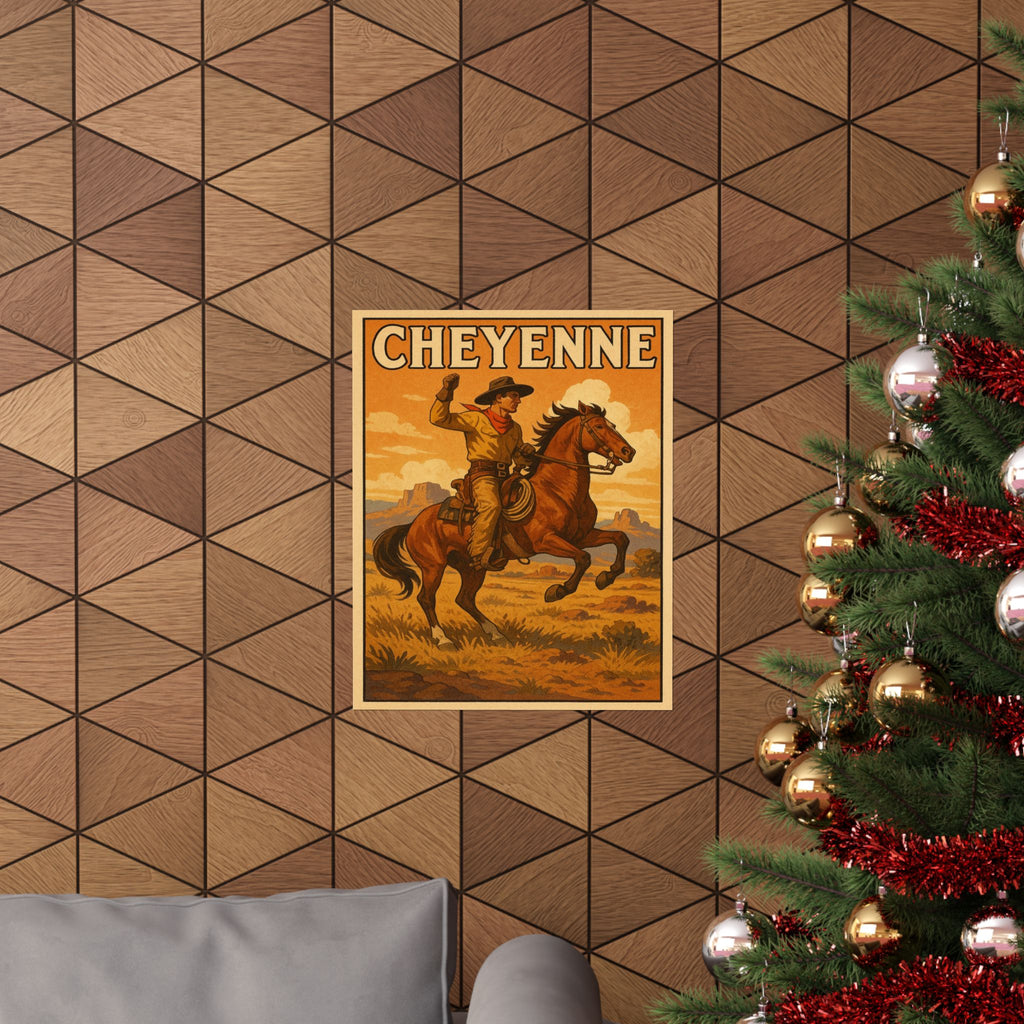 Cityscape Print - Cheyenne