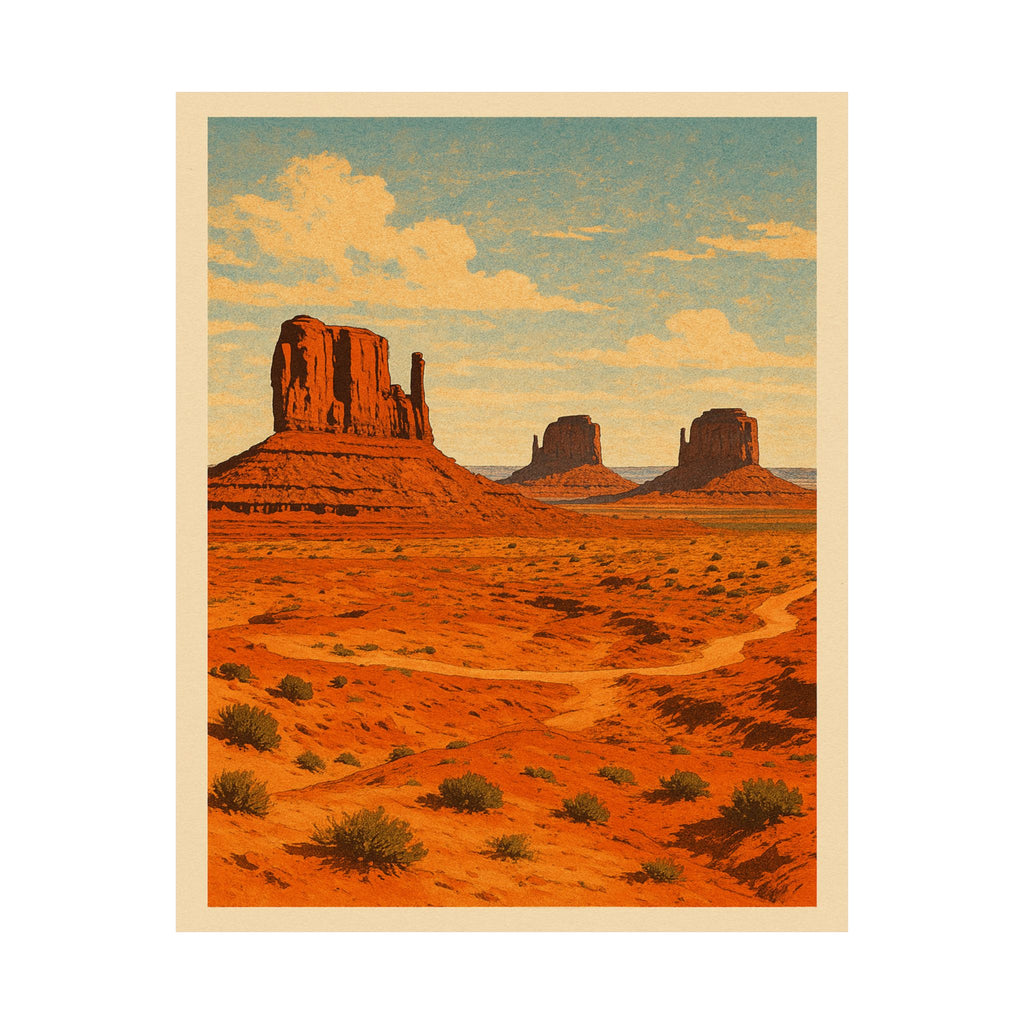 Nature Print - Monument Valley