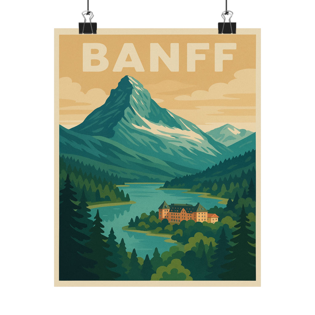 Cityscape Print - Banff