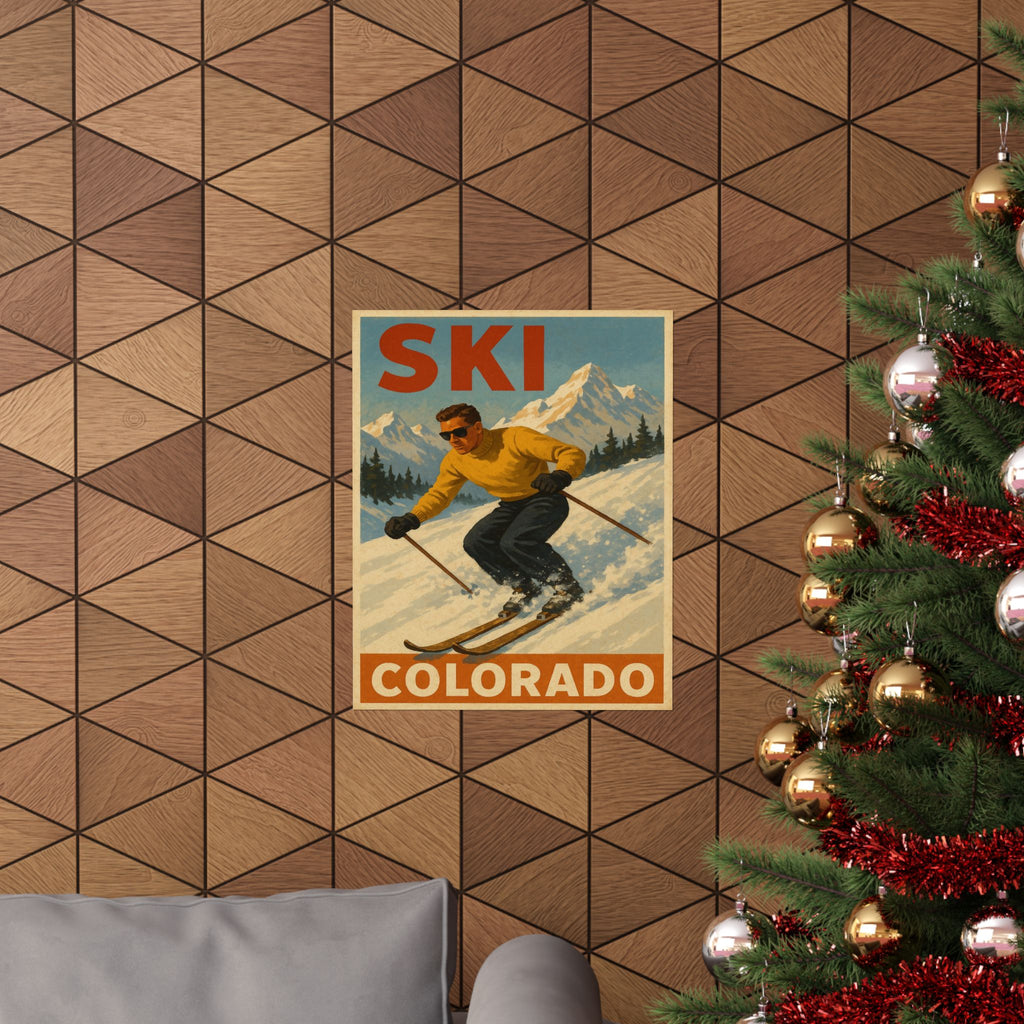 Cityscape Print - Ski Colorado