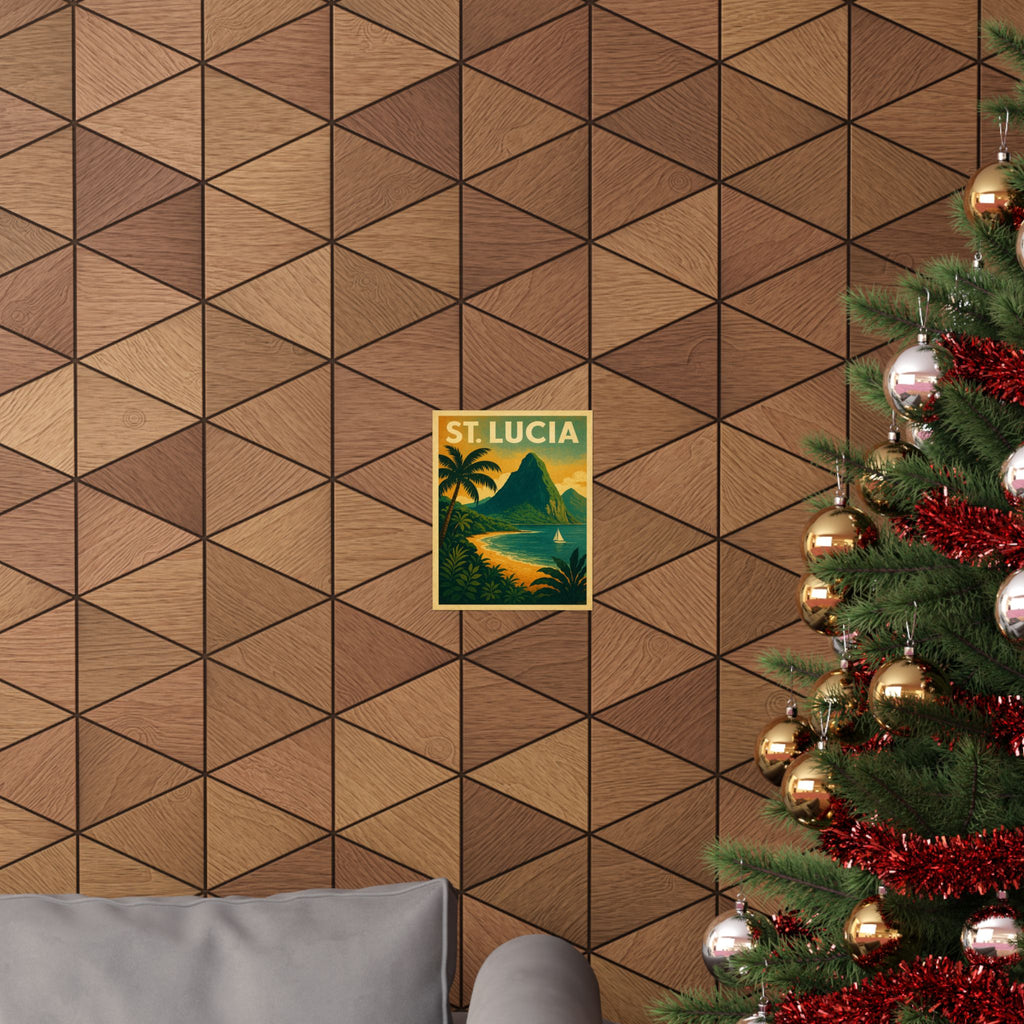 Cityscape Print - St. Lucia