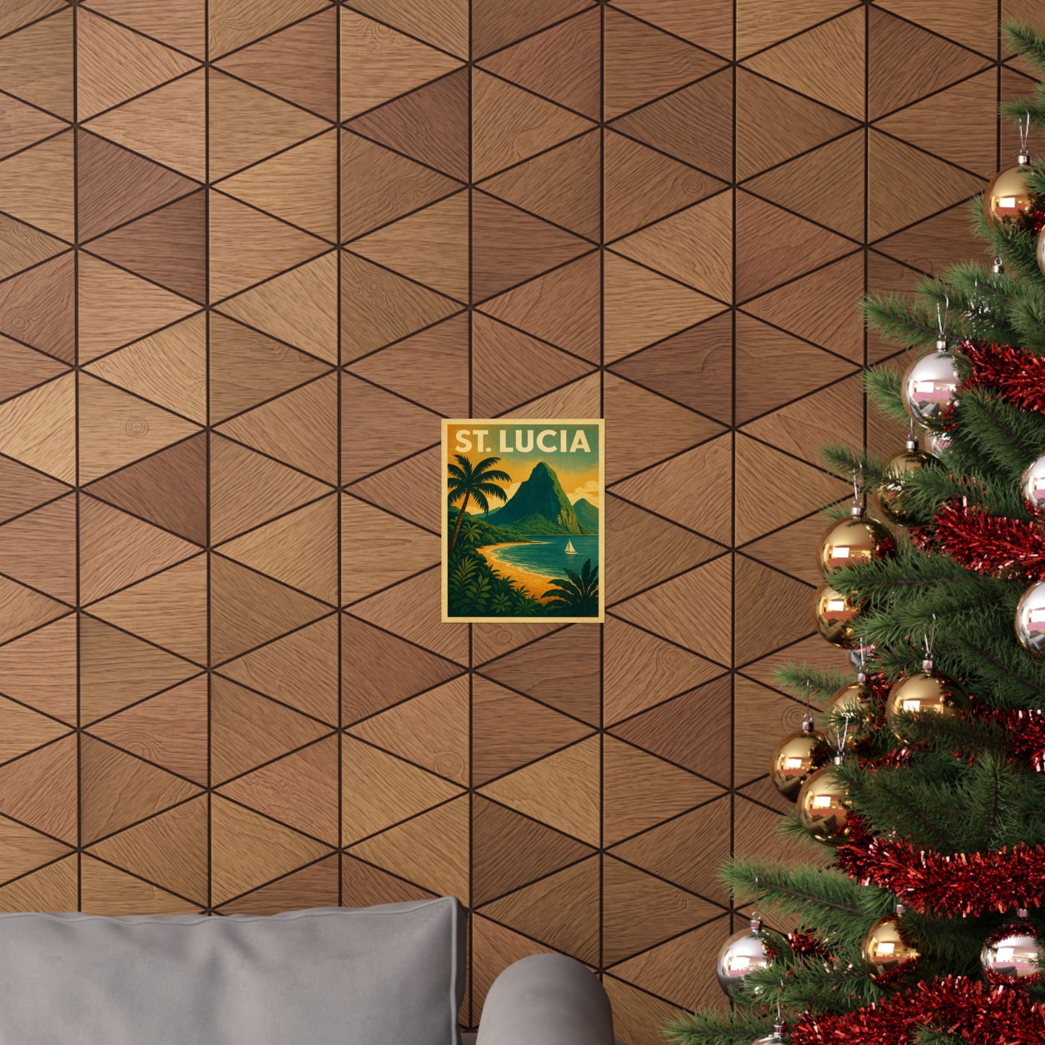 Cityscape Print - St. Lucia