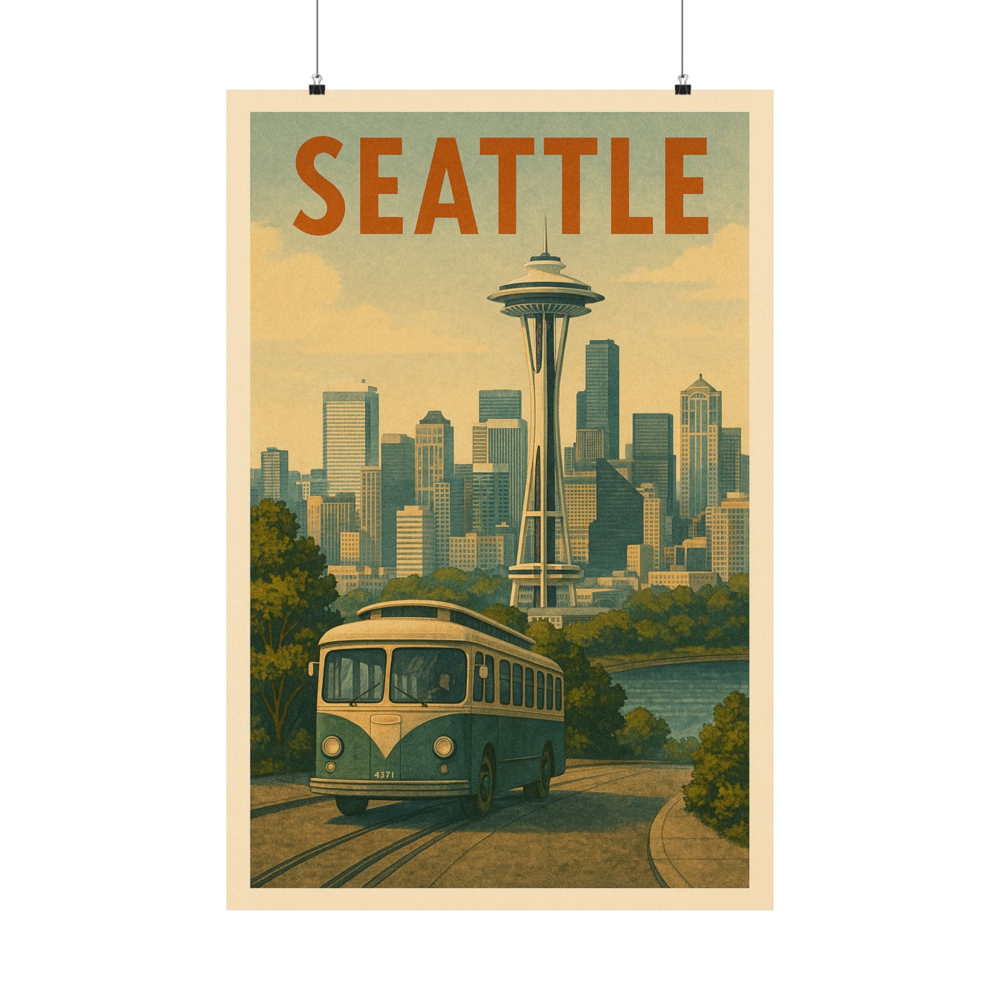 Cityscape Print - Seattle
