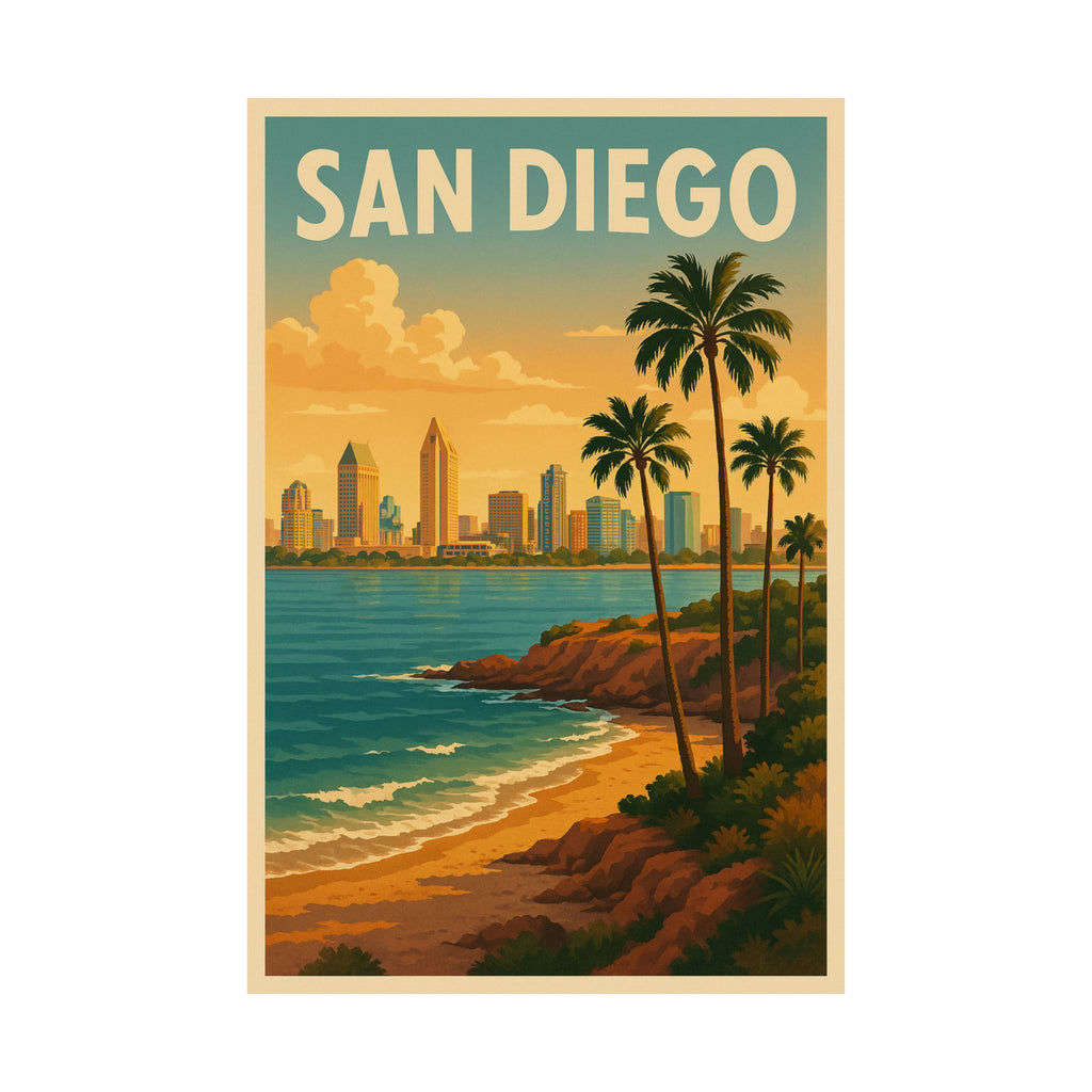 Cityscape Print - San Diego