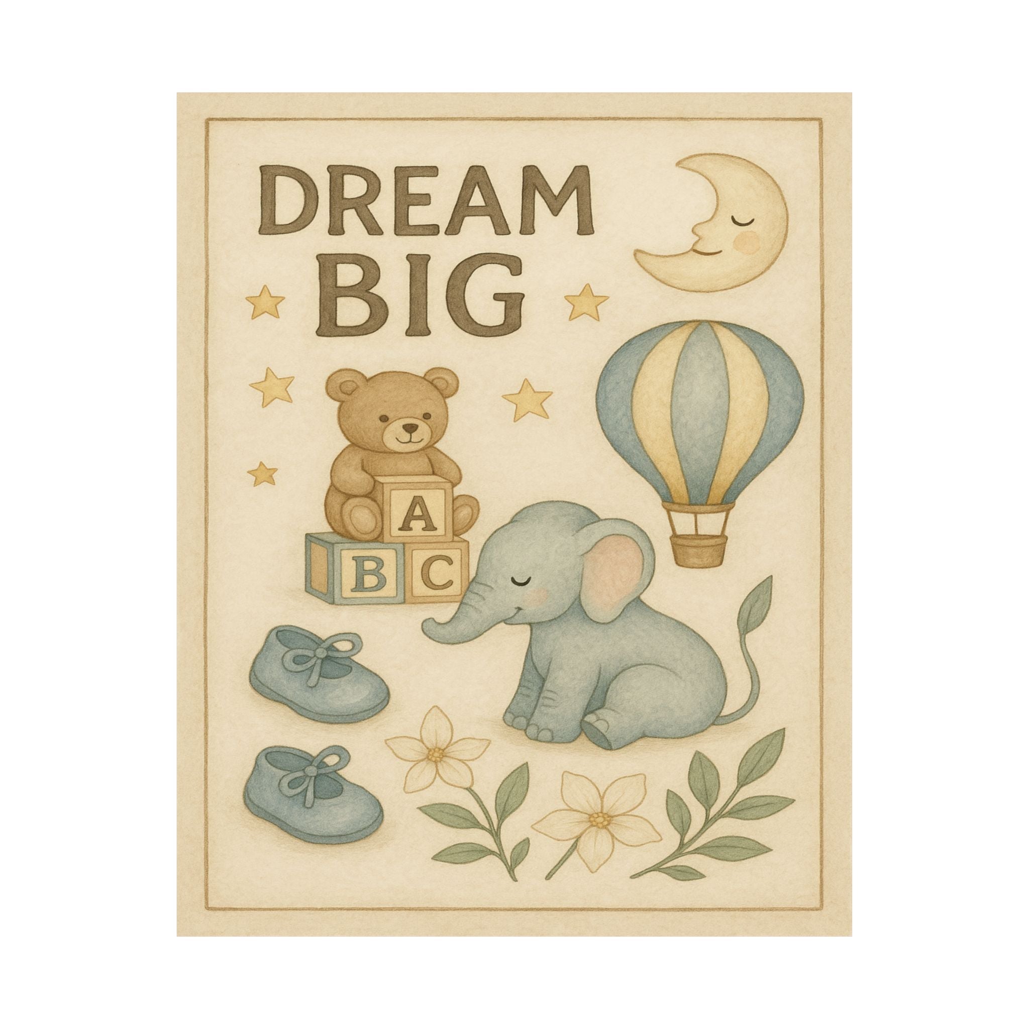 Children's Print - Dream Bigger
