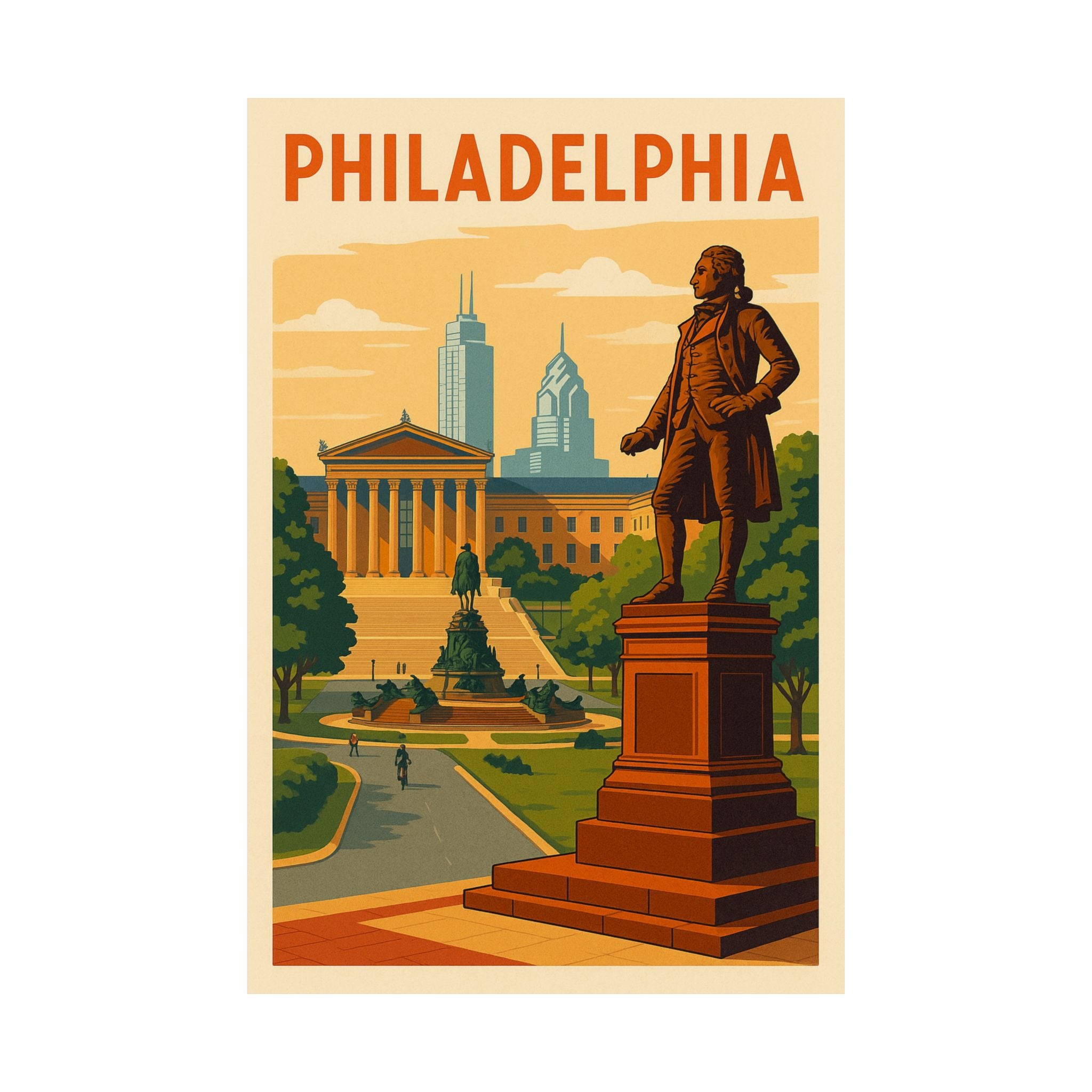Cityscape Print - Philadelphia