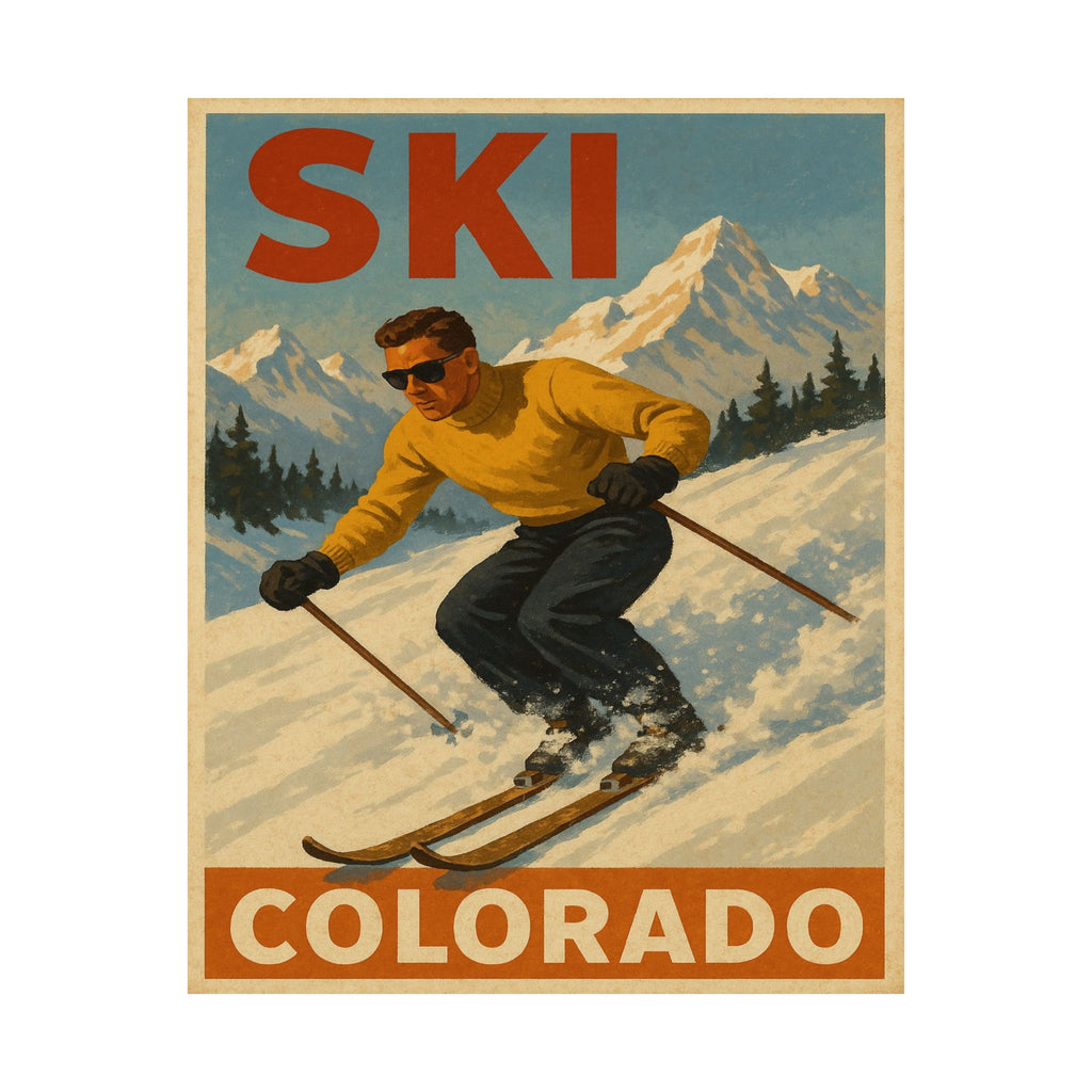 Cityscape Print - Ski Colorado