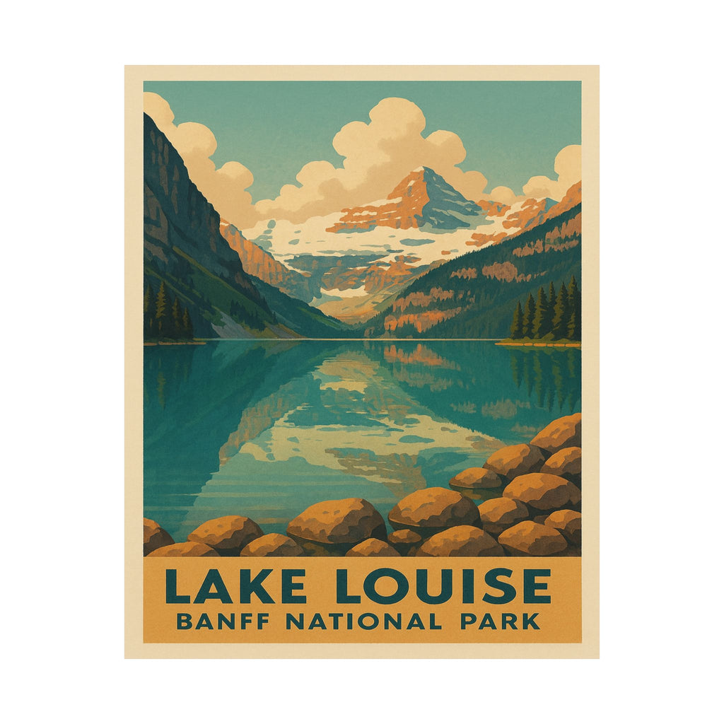 Vertical Print - Banff National Park - Lake Louise
