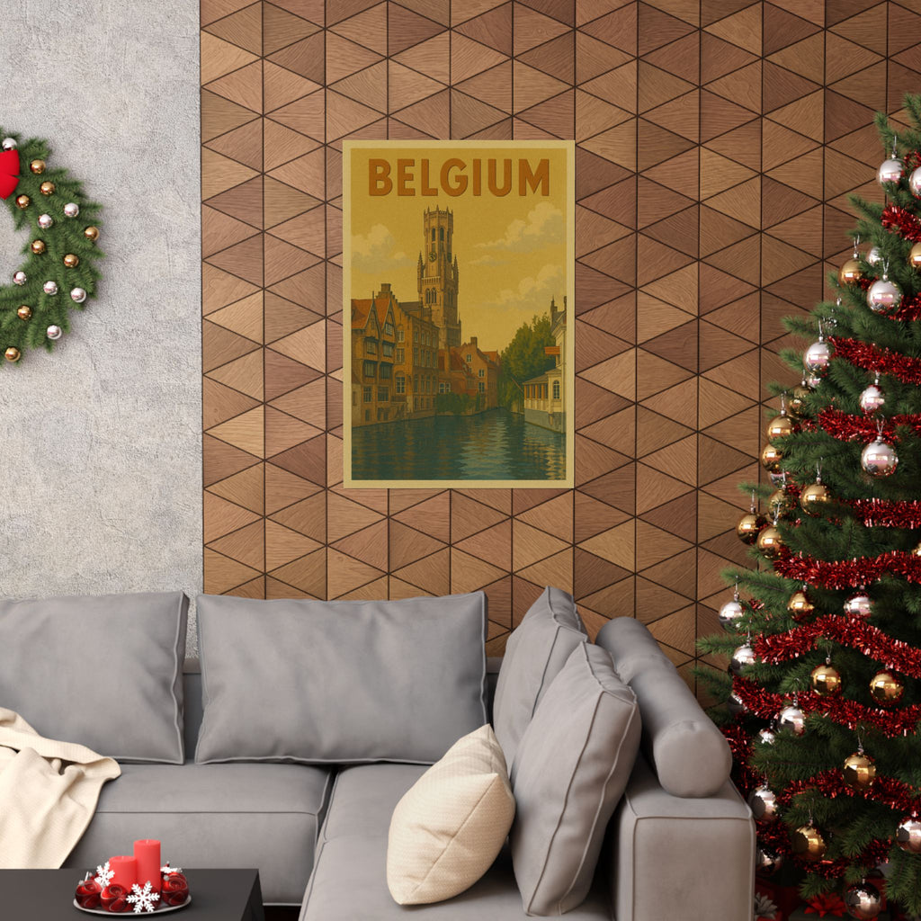 Cityscape Print - Belgium