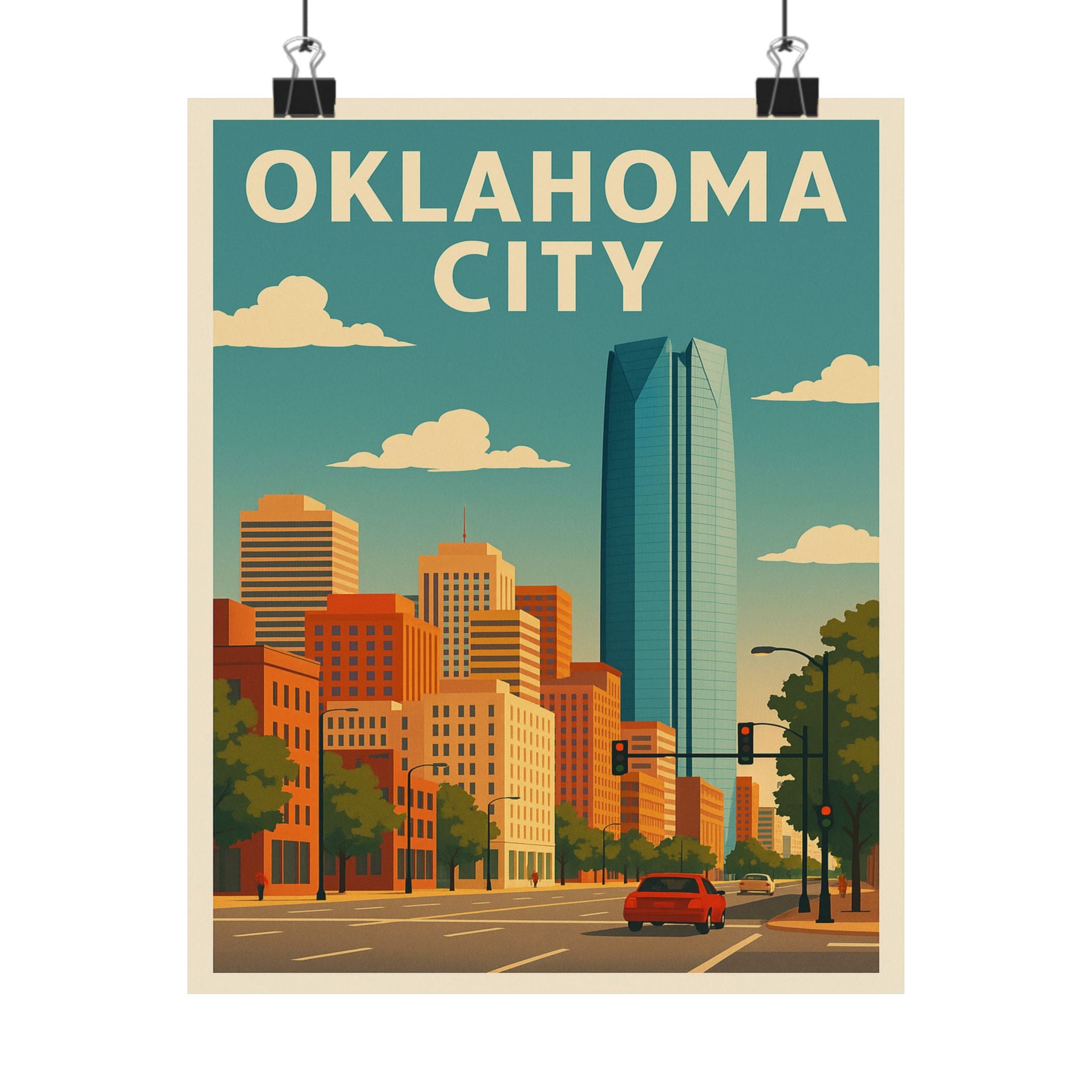 Cityscape Print - Oklahoma City