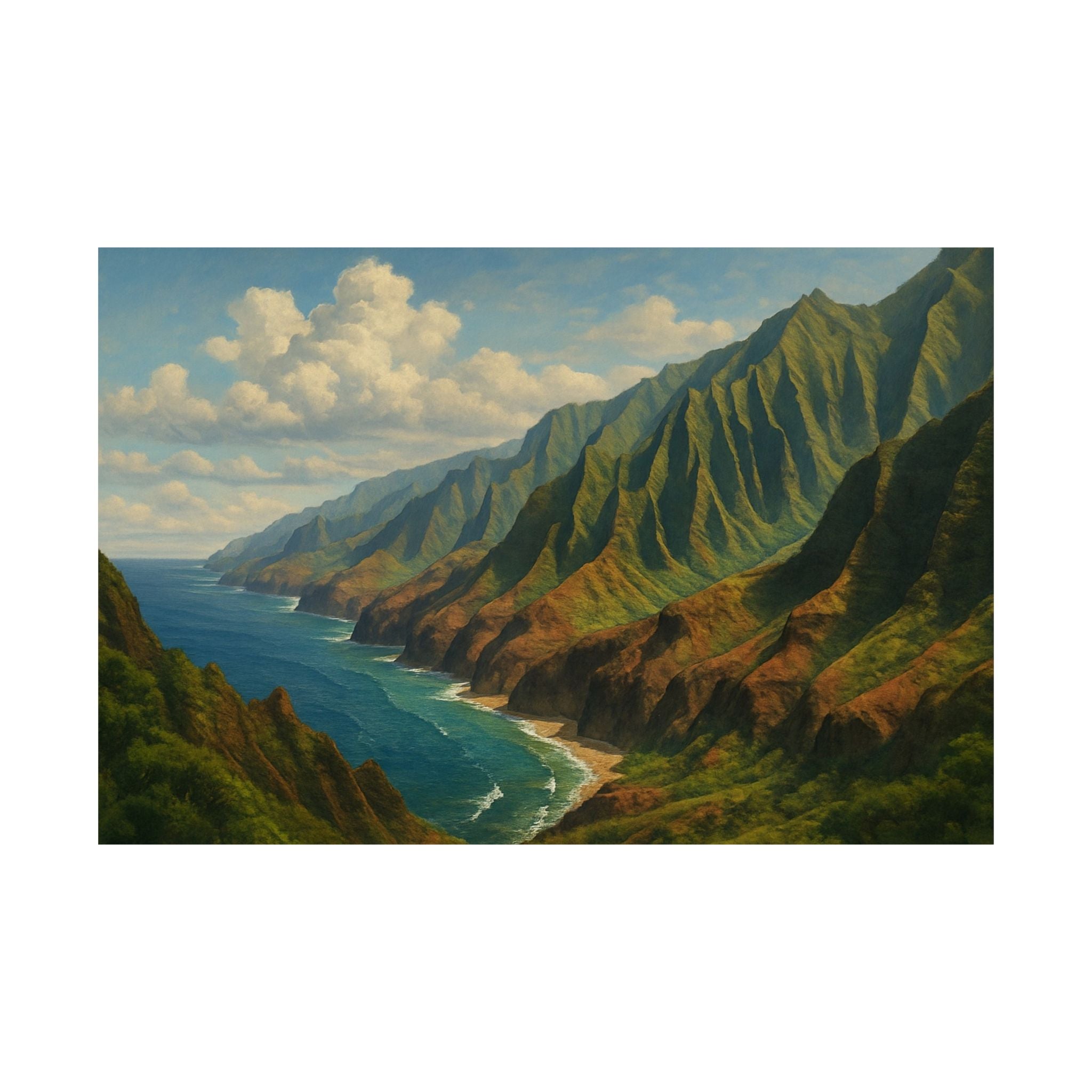 Nature Print - Napali Coast