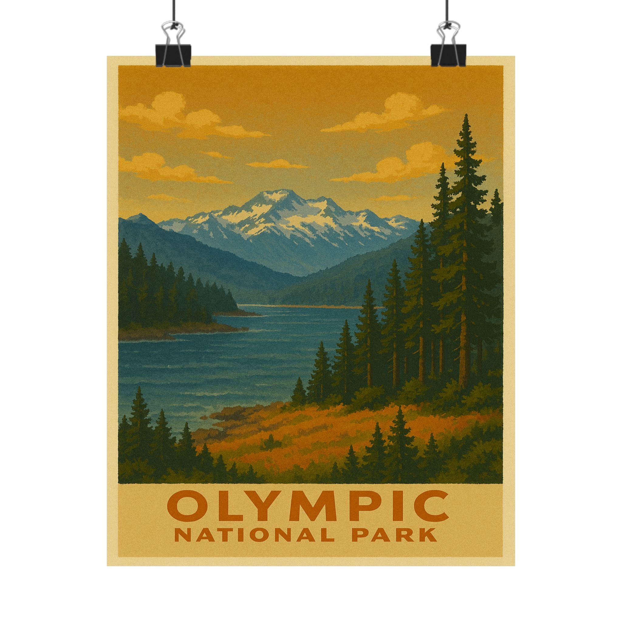 Vertical Print - Olympic National Park