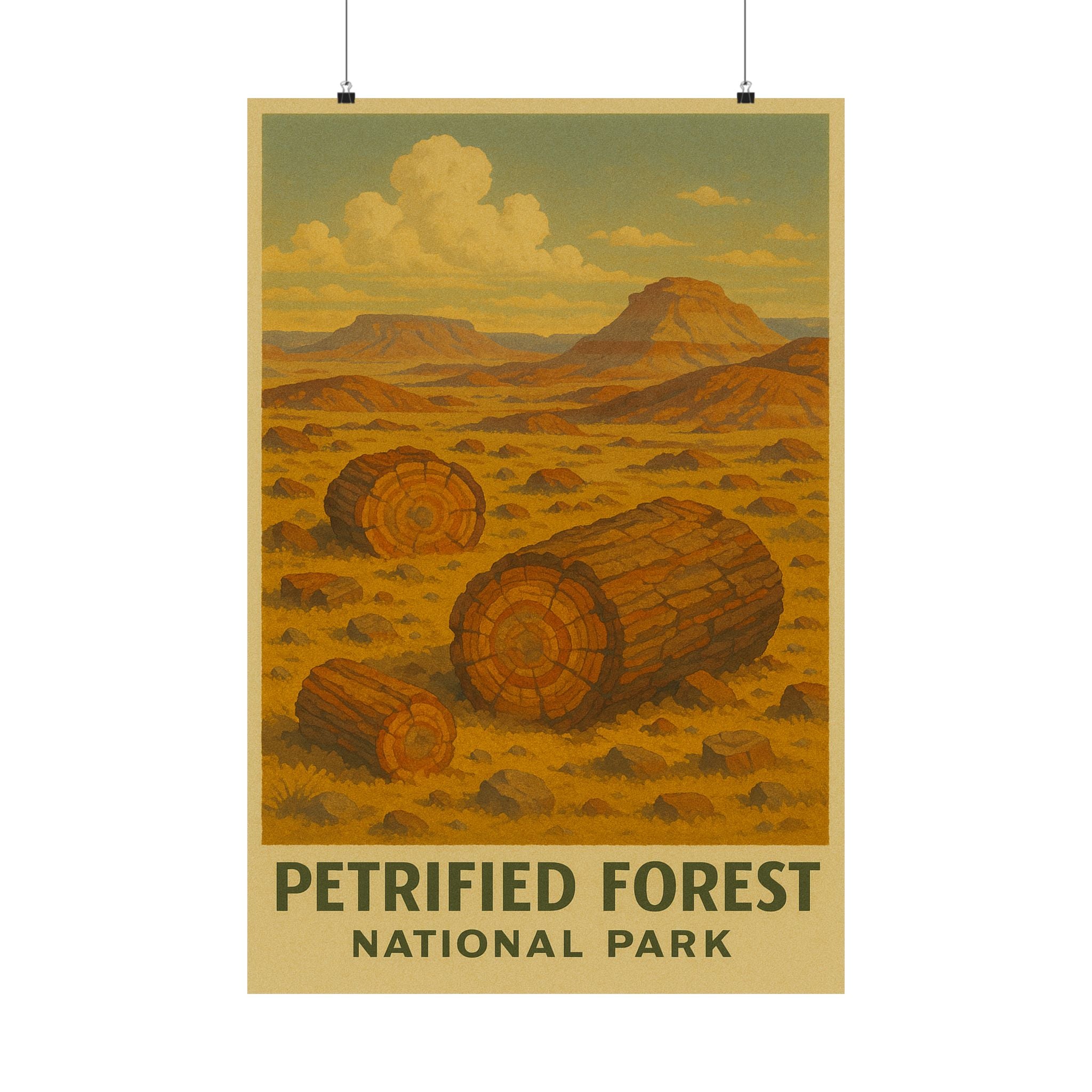 Vertical Print - Petrified Forest National Park