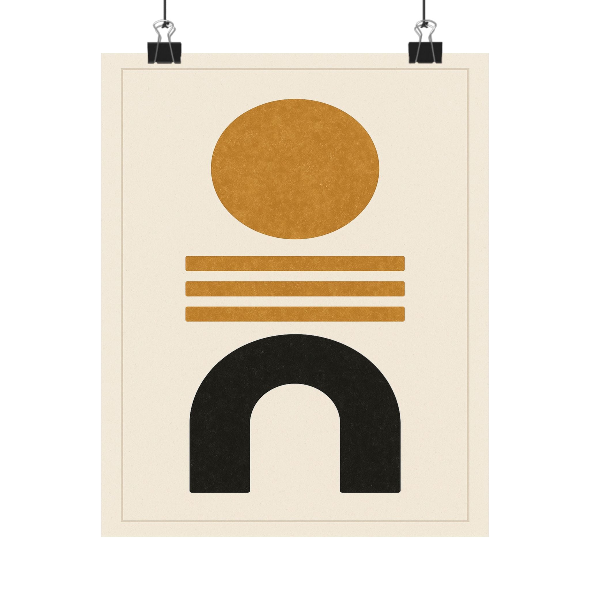 Abstract Print - Minimalist Shapes