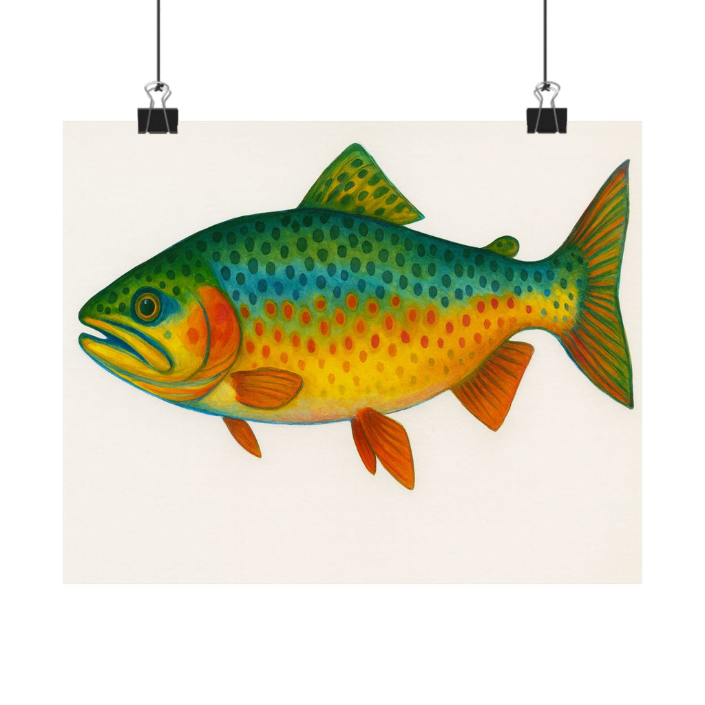 Wildlife Print - Colorful Trout