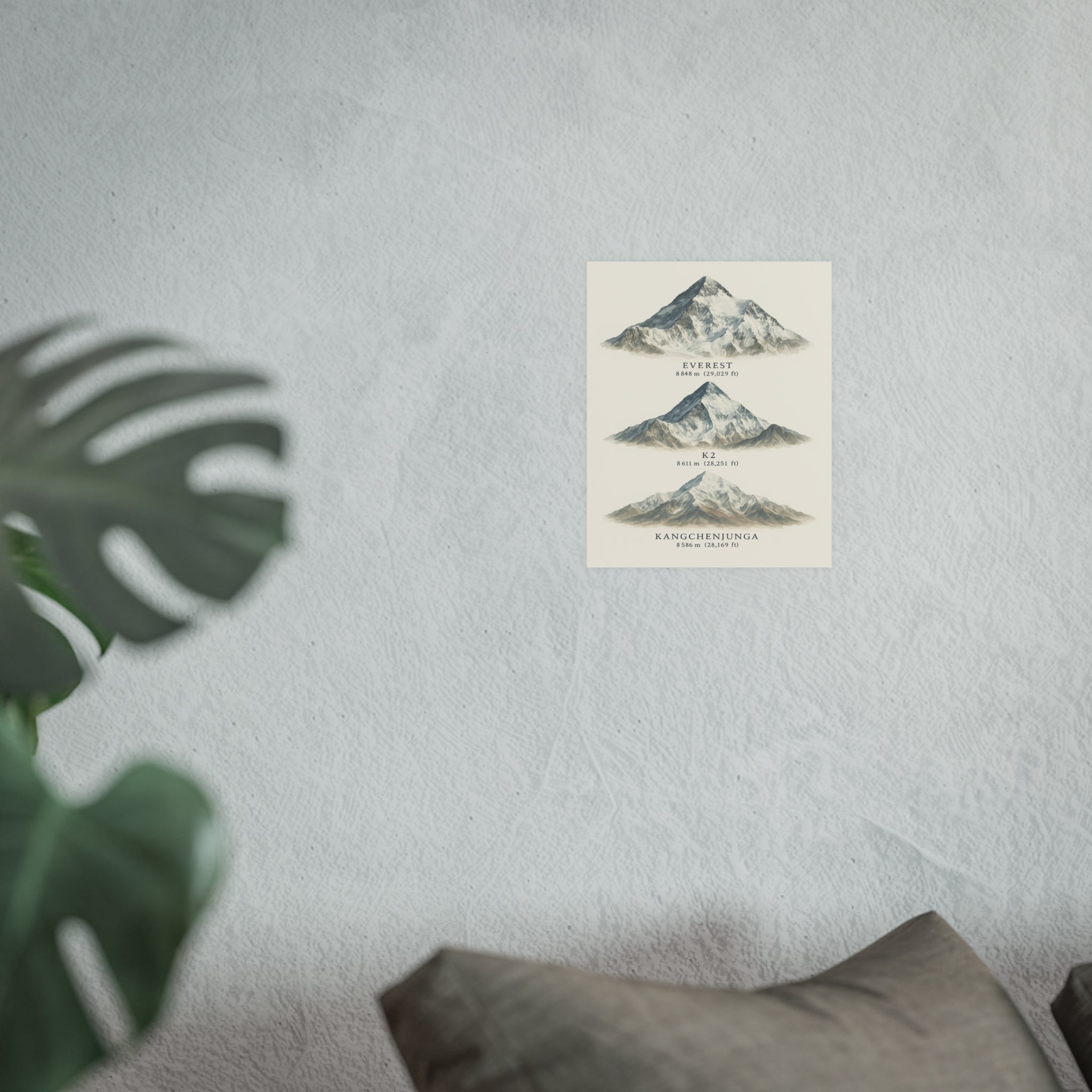 Nature Print - Highest Peaks