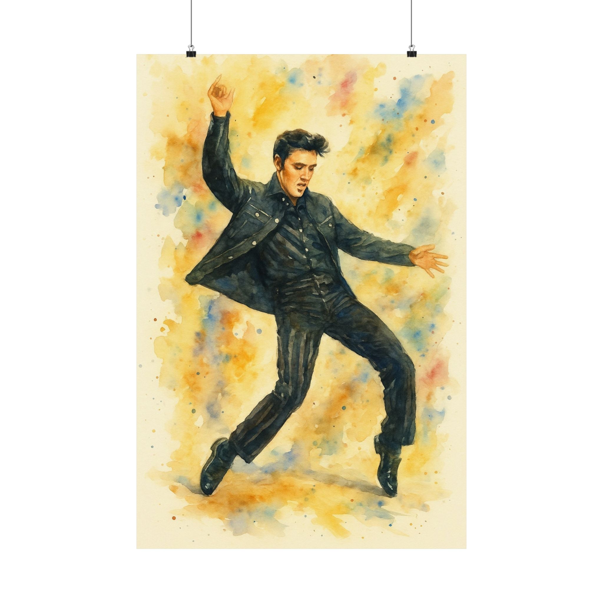 Famous Prints - Elvis Dancing