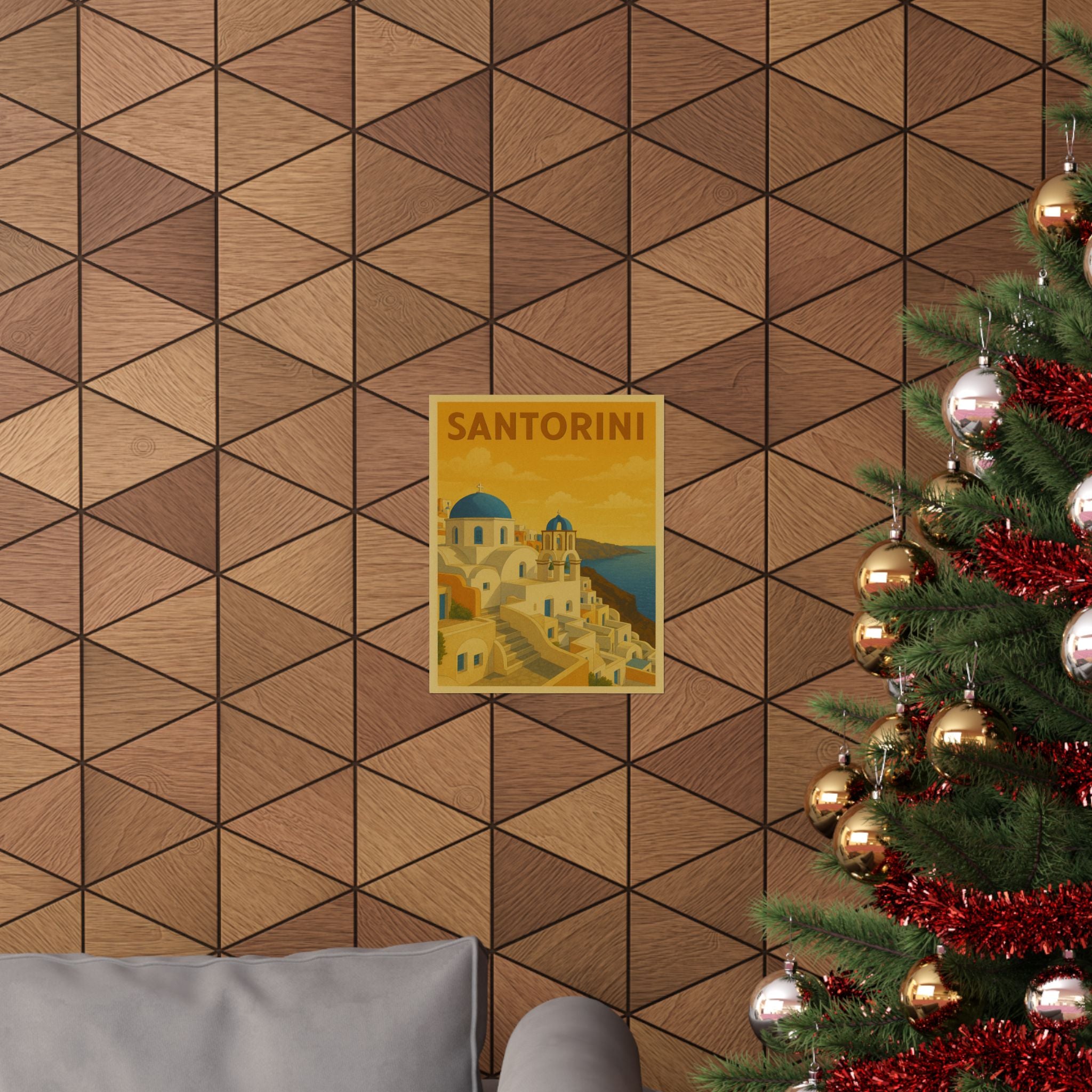 Cityscape Print - Santorini