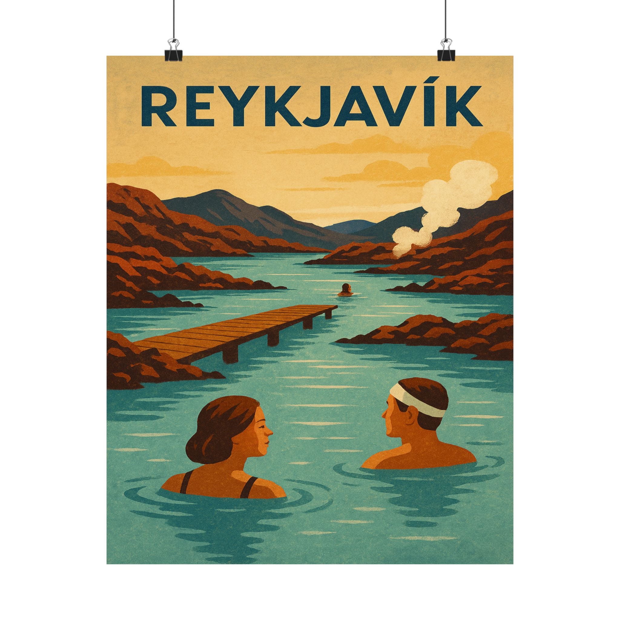 Cityscape Print - Reykjavik