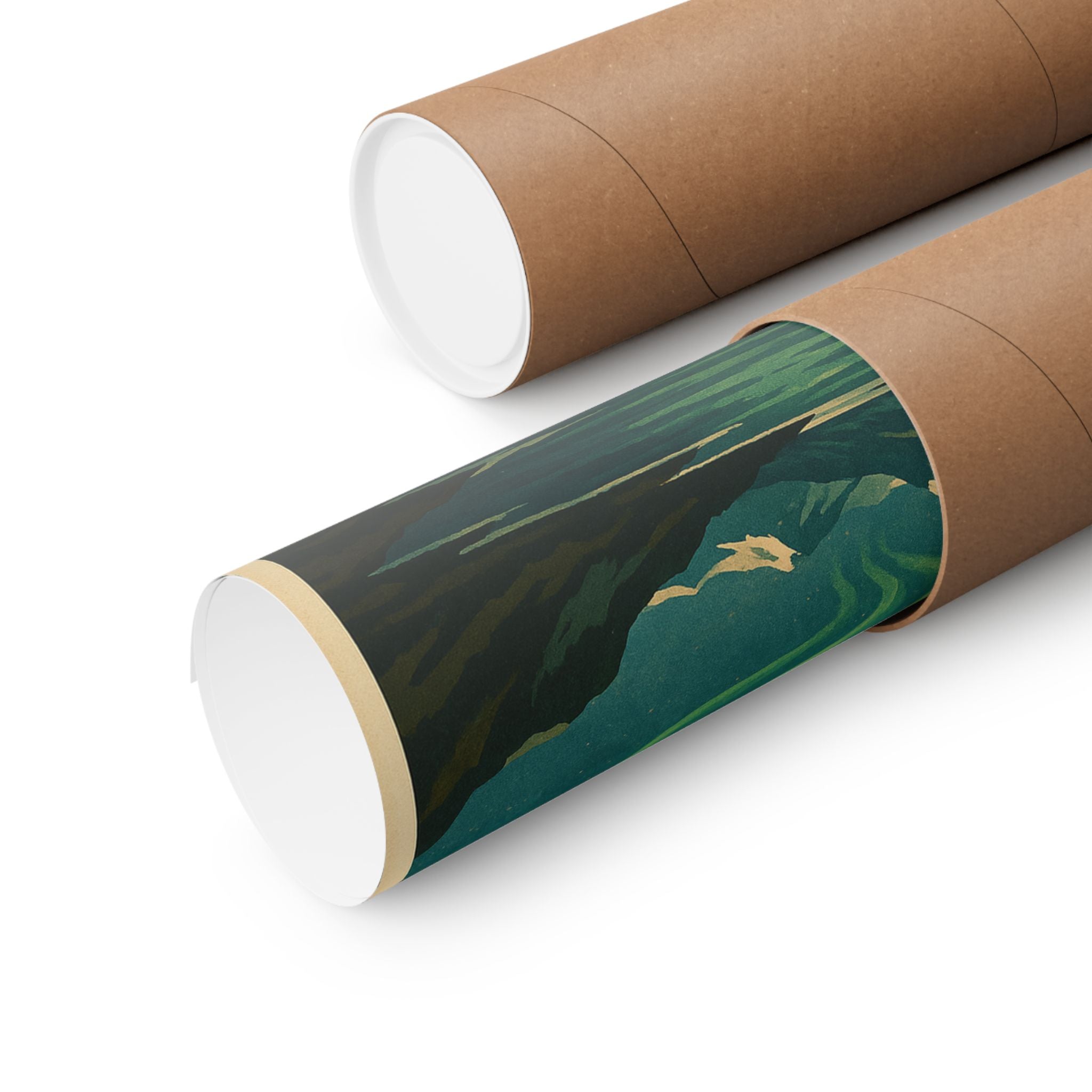 Cityscape Print - Iceland Northern Lights