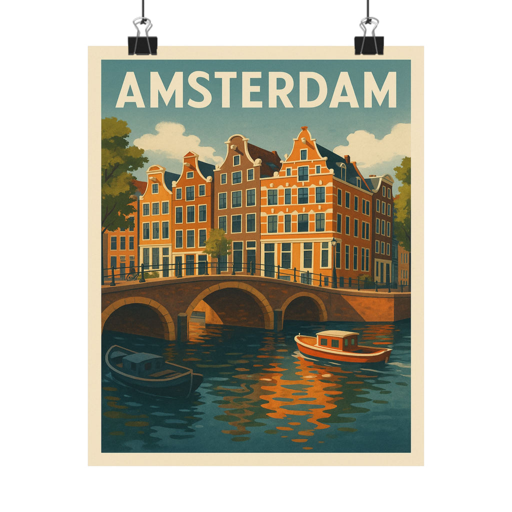Cityscape Print - Amsterdam