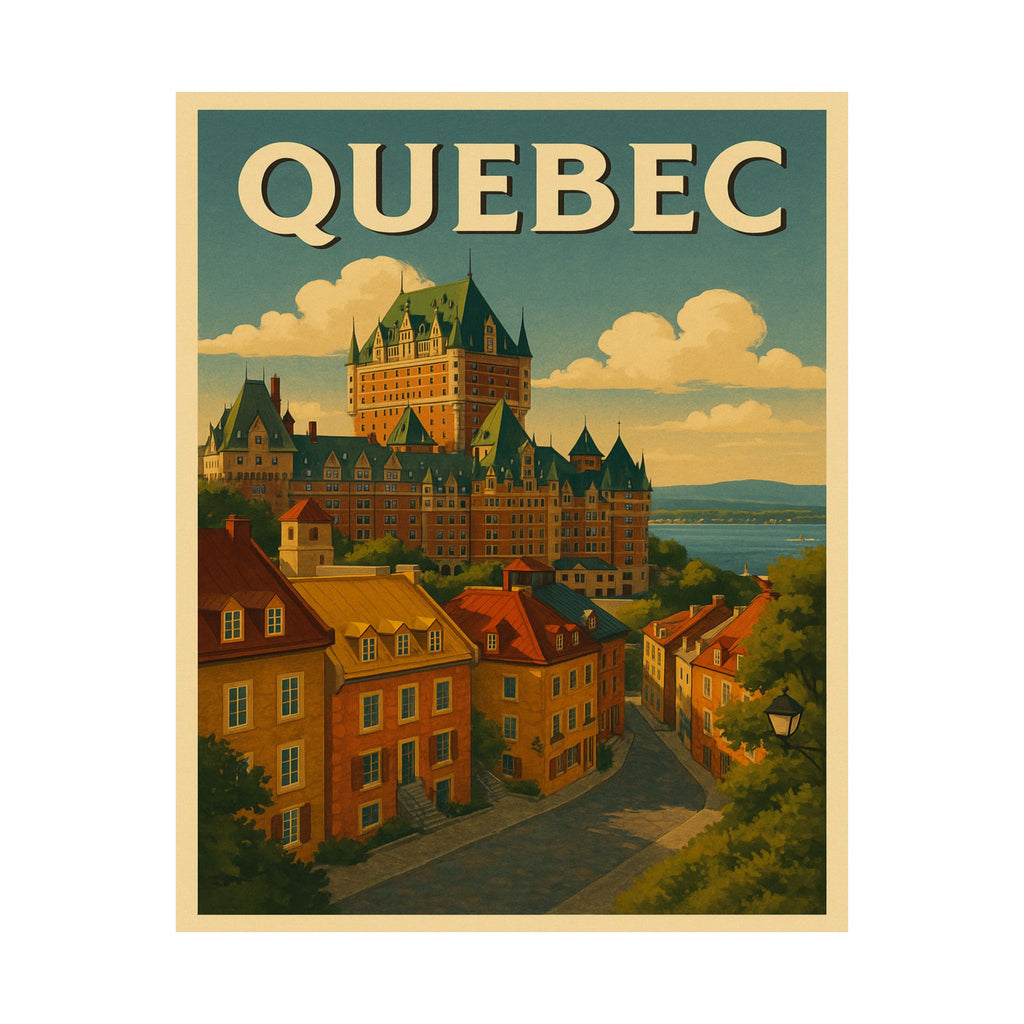 Cityscape Print - Quebec