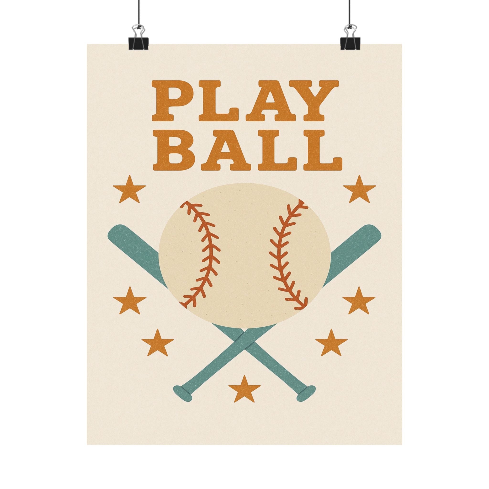 Children's Print - Play Ball