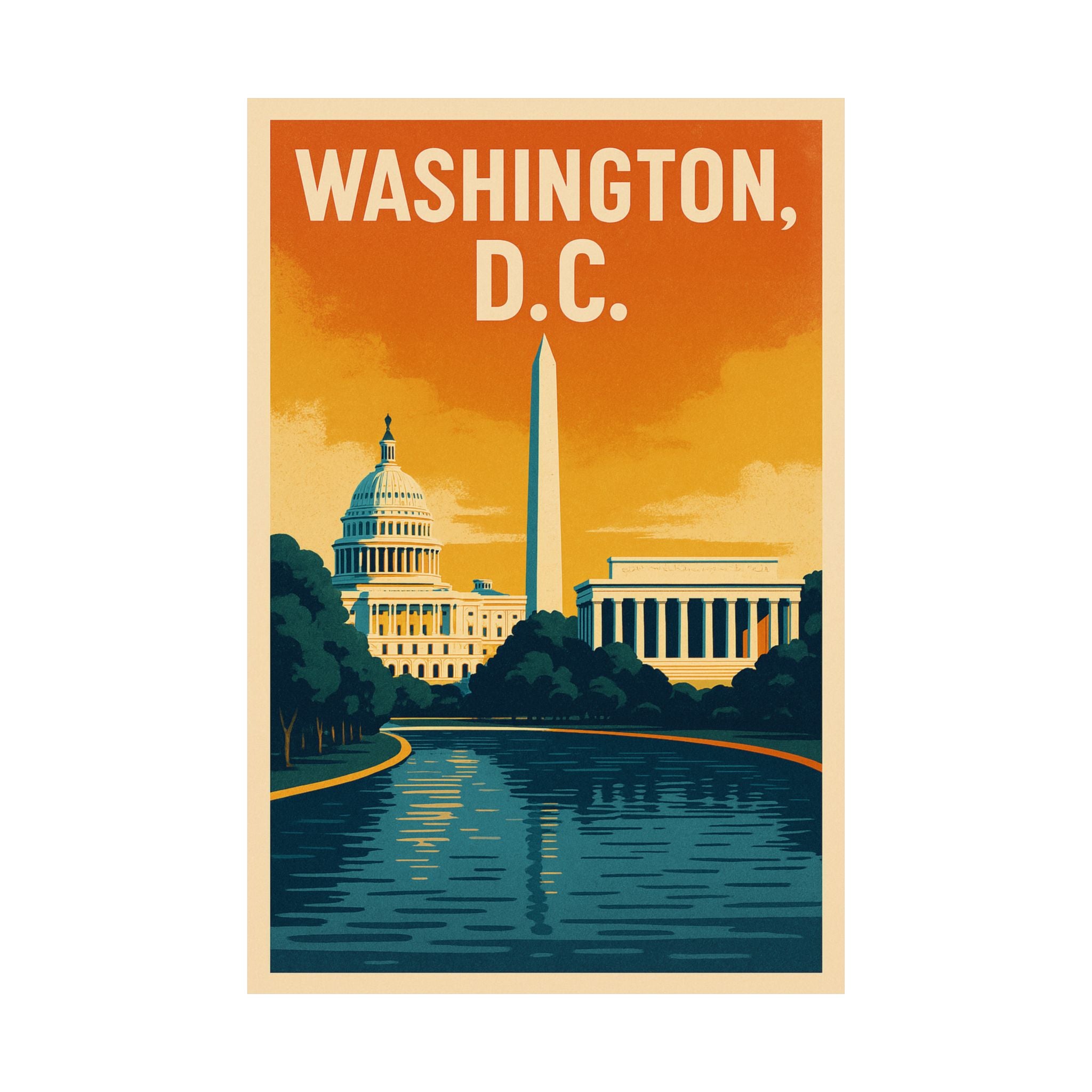 Cityscape Print - Washington DC