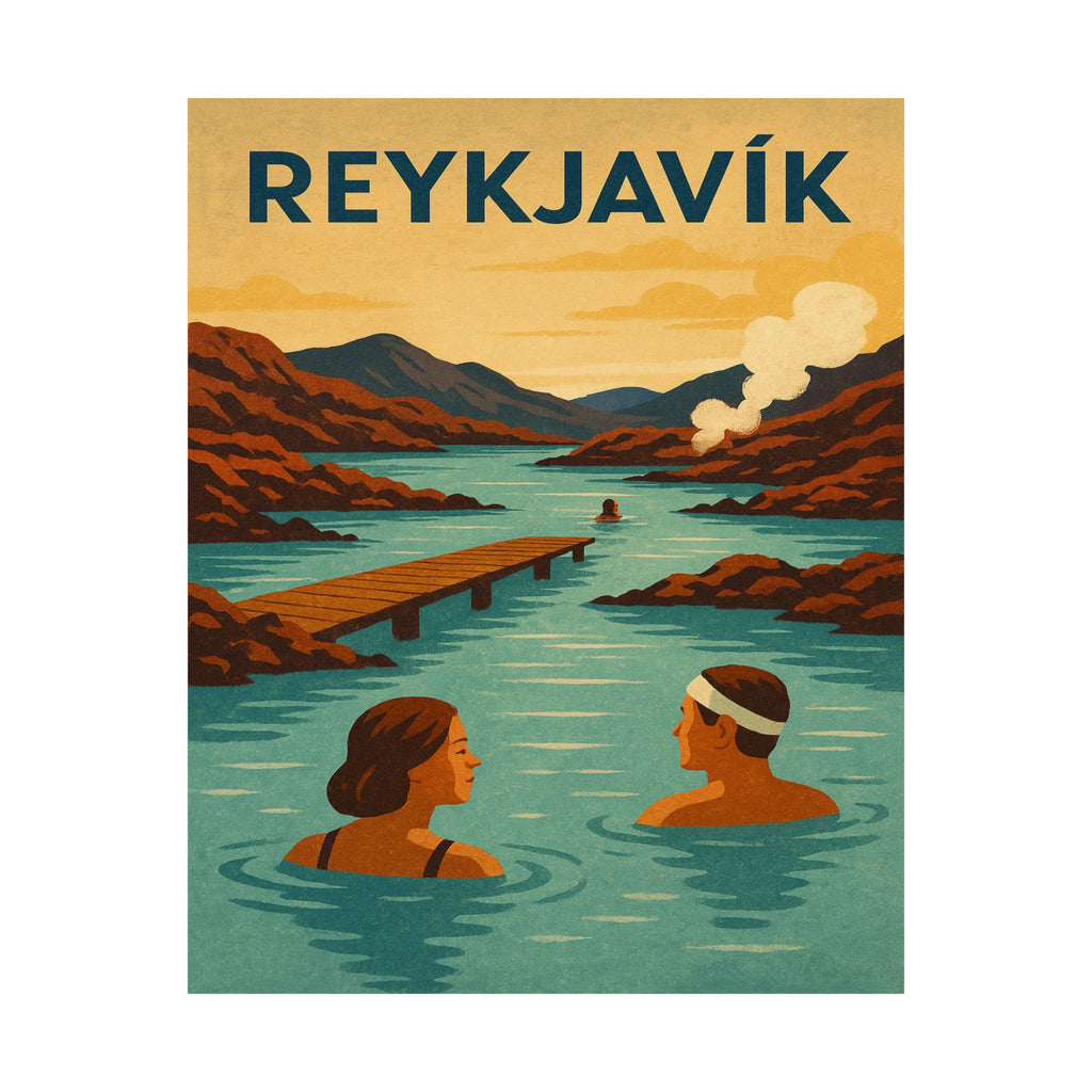 Cityscape Print - Reykjavik
