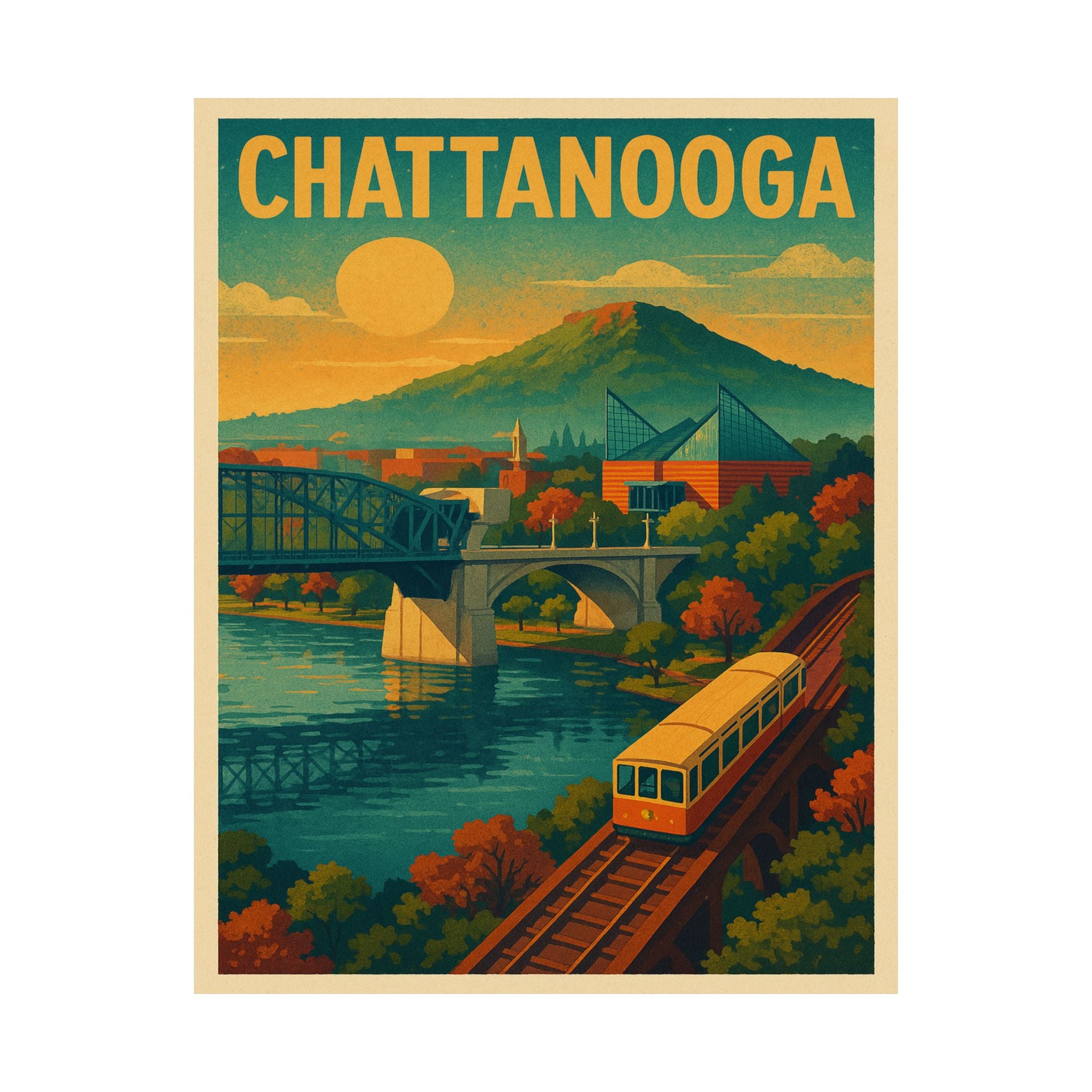 Cityscape Print - Chattanooga