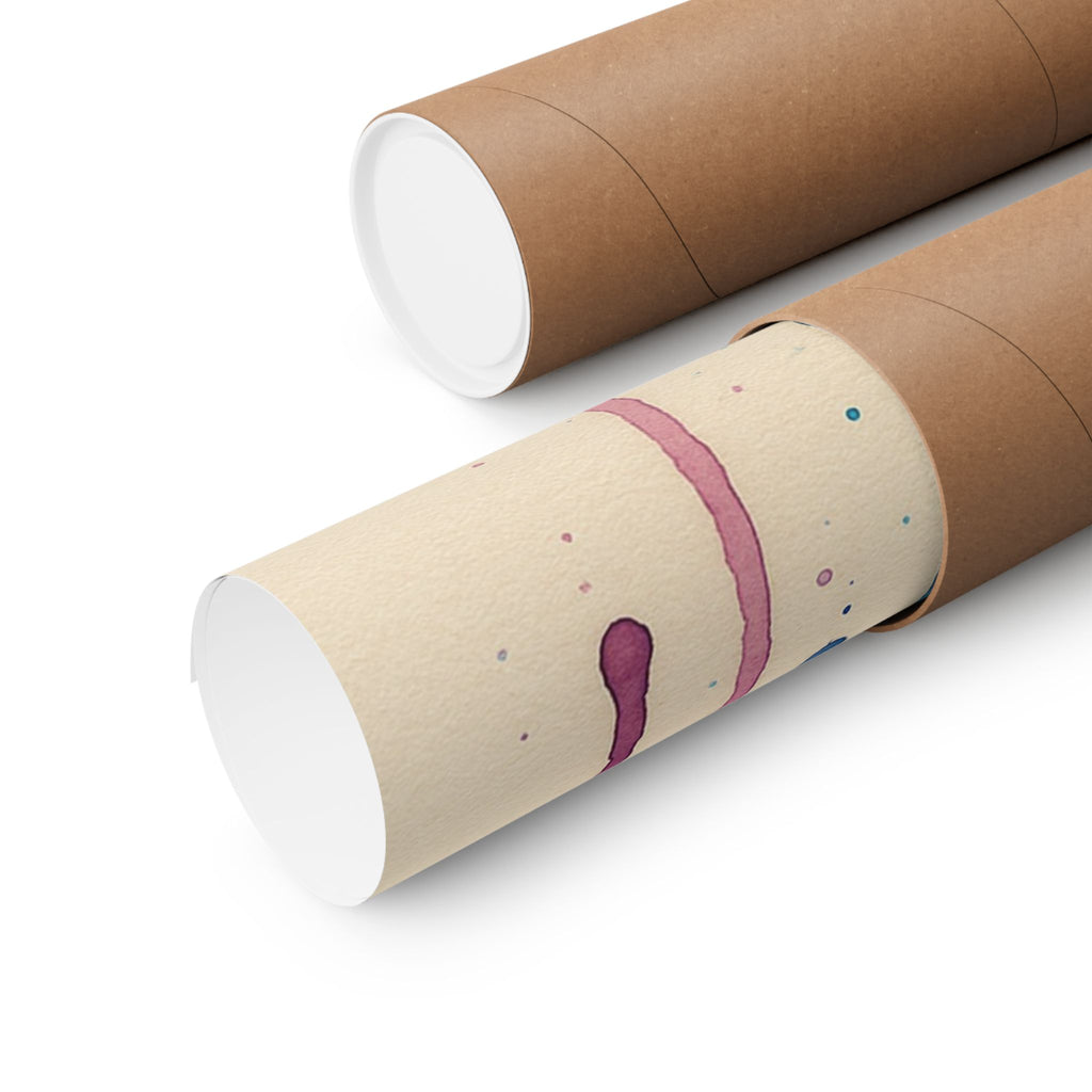 Abstract Print - Rainbow Drip 1