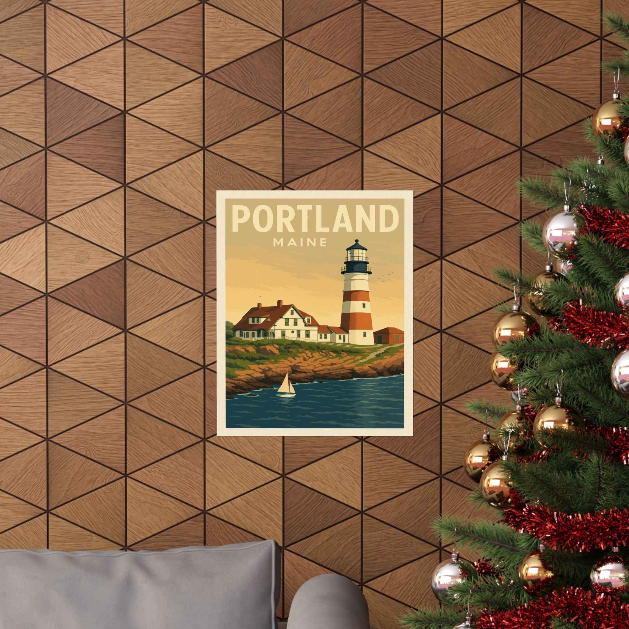 Cityscape Print - Portland Maine