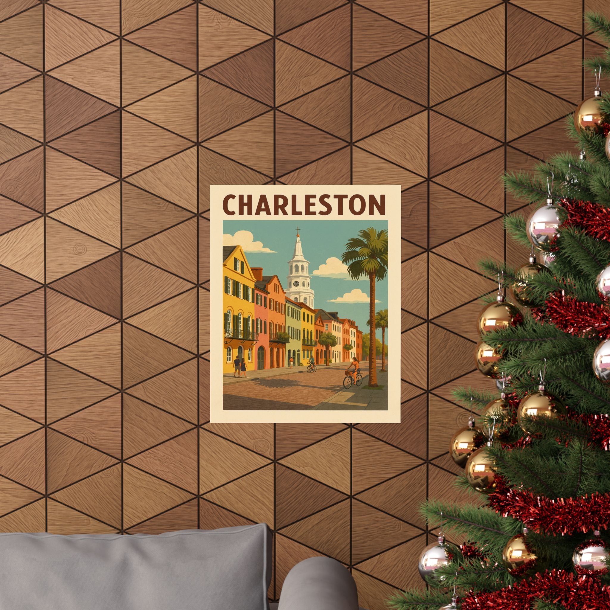 Cityscape Print - Charleston South Carolina