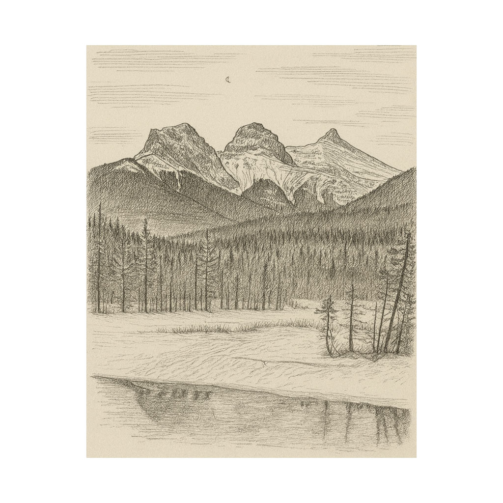 Nature Print - Three Sisters Sketch