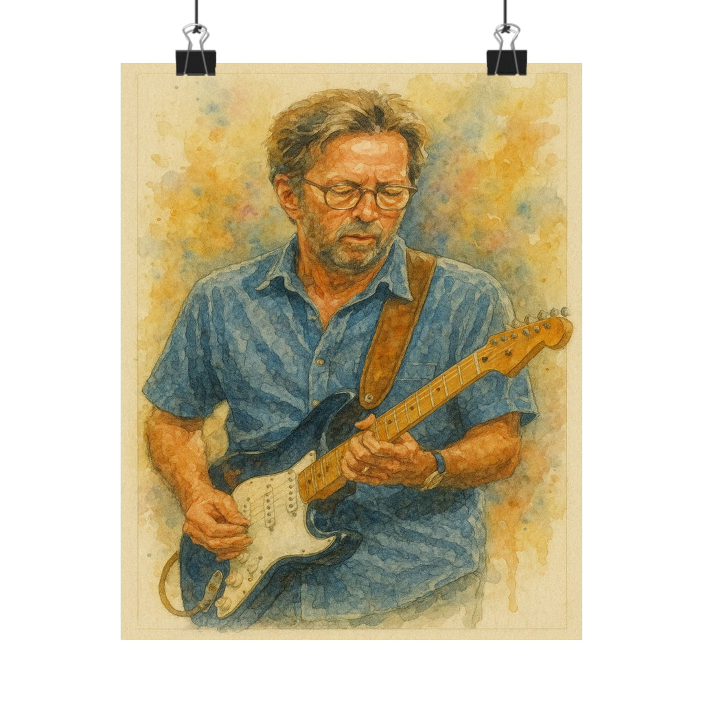 Famous Prints - Eric Clapton Guitar