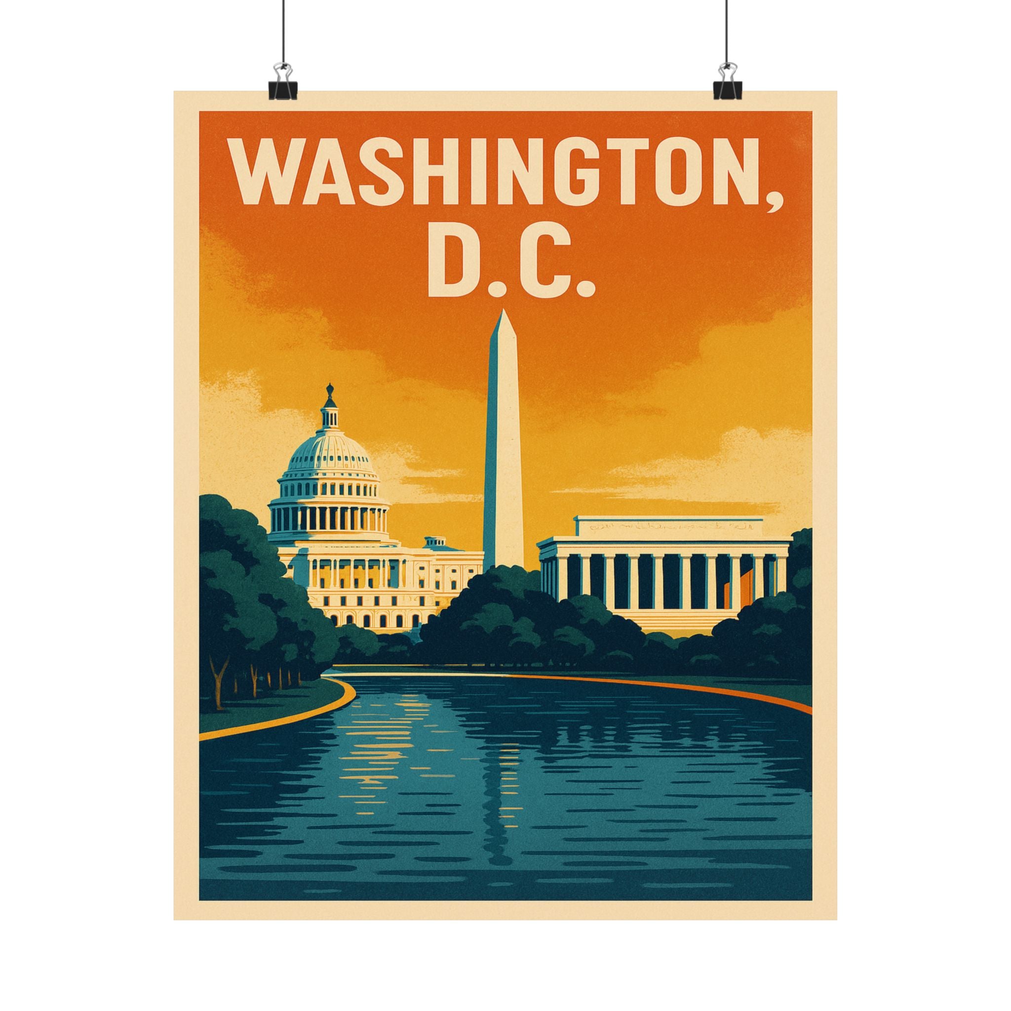 Cityscape Print - Washington DC