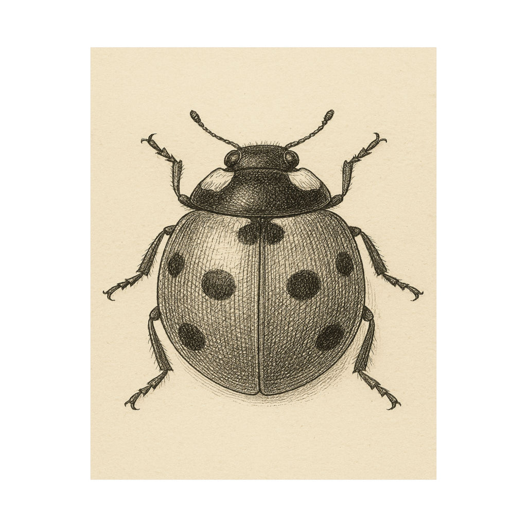 Wildlife Print - Pencil Ladybug