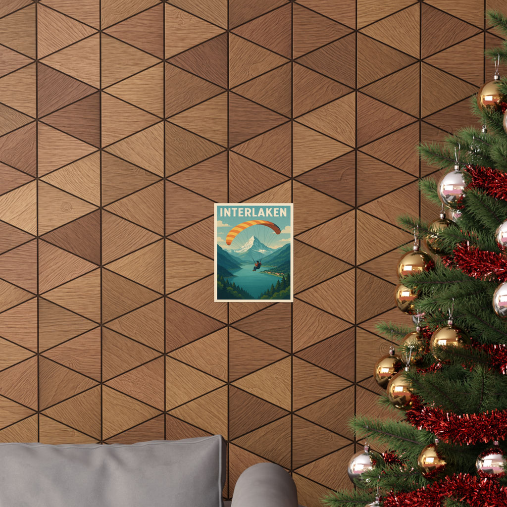 Cityscape Print - Interlaken Switzerland