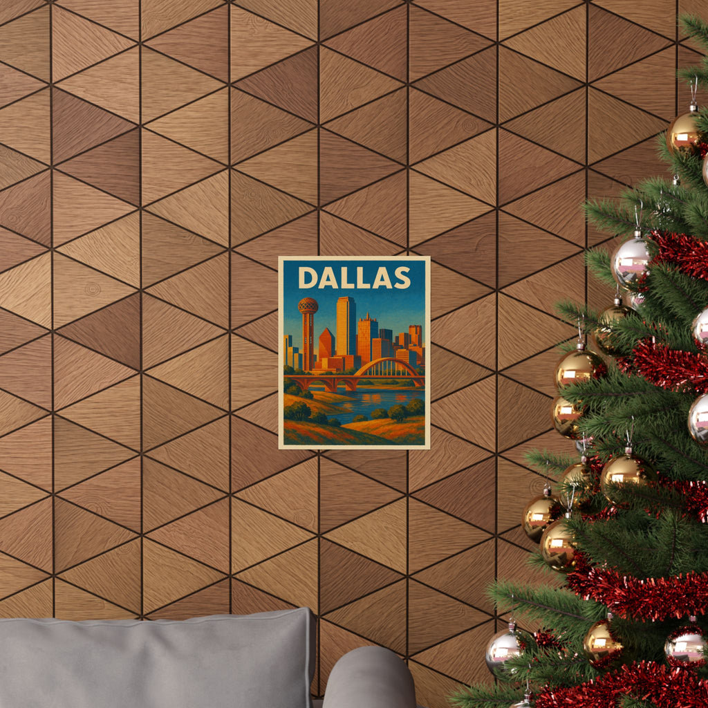 Cityscape Print - Dallas Texas