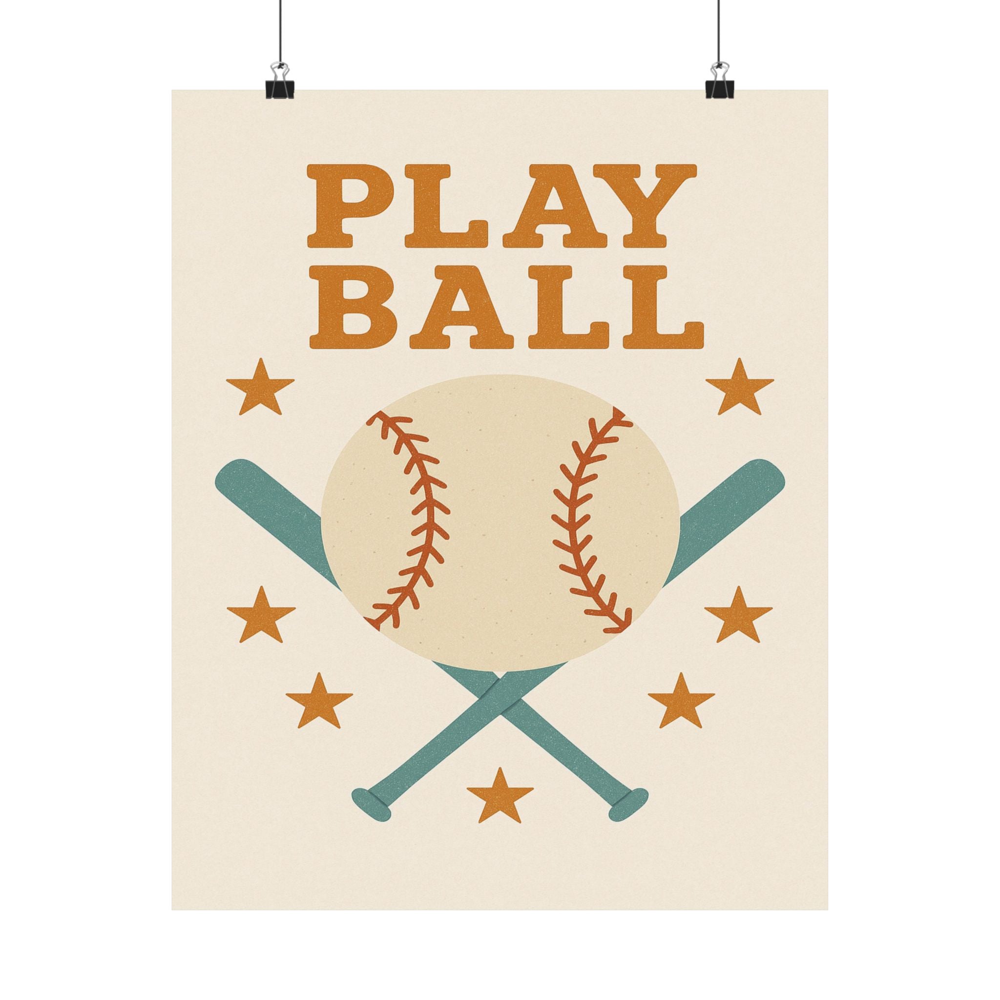 Children's Print - Play Ball