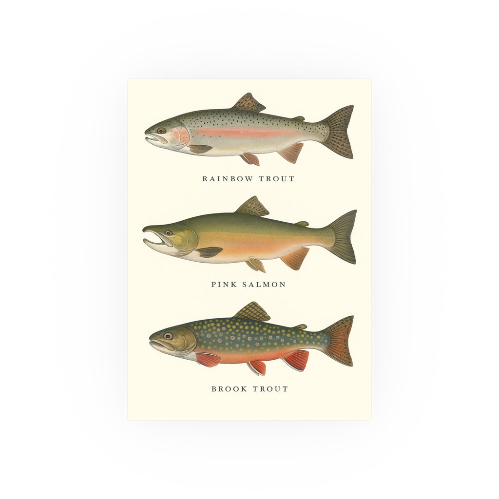 Wildlife Print - Colorful Trout