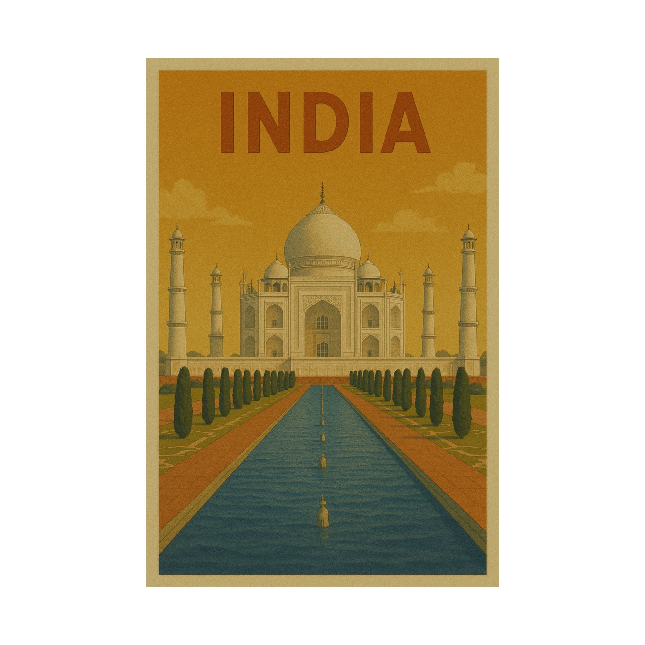 Cityscape Print - India