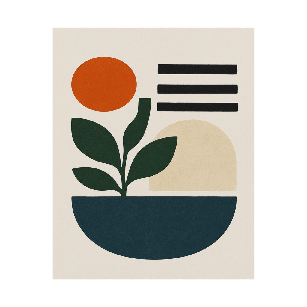 Abstract Print - Minimalist Botanical